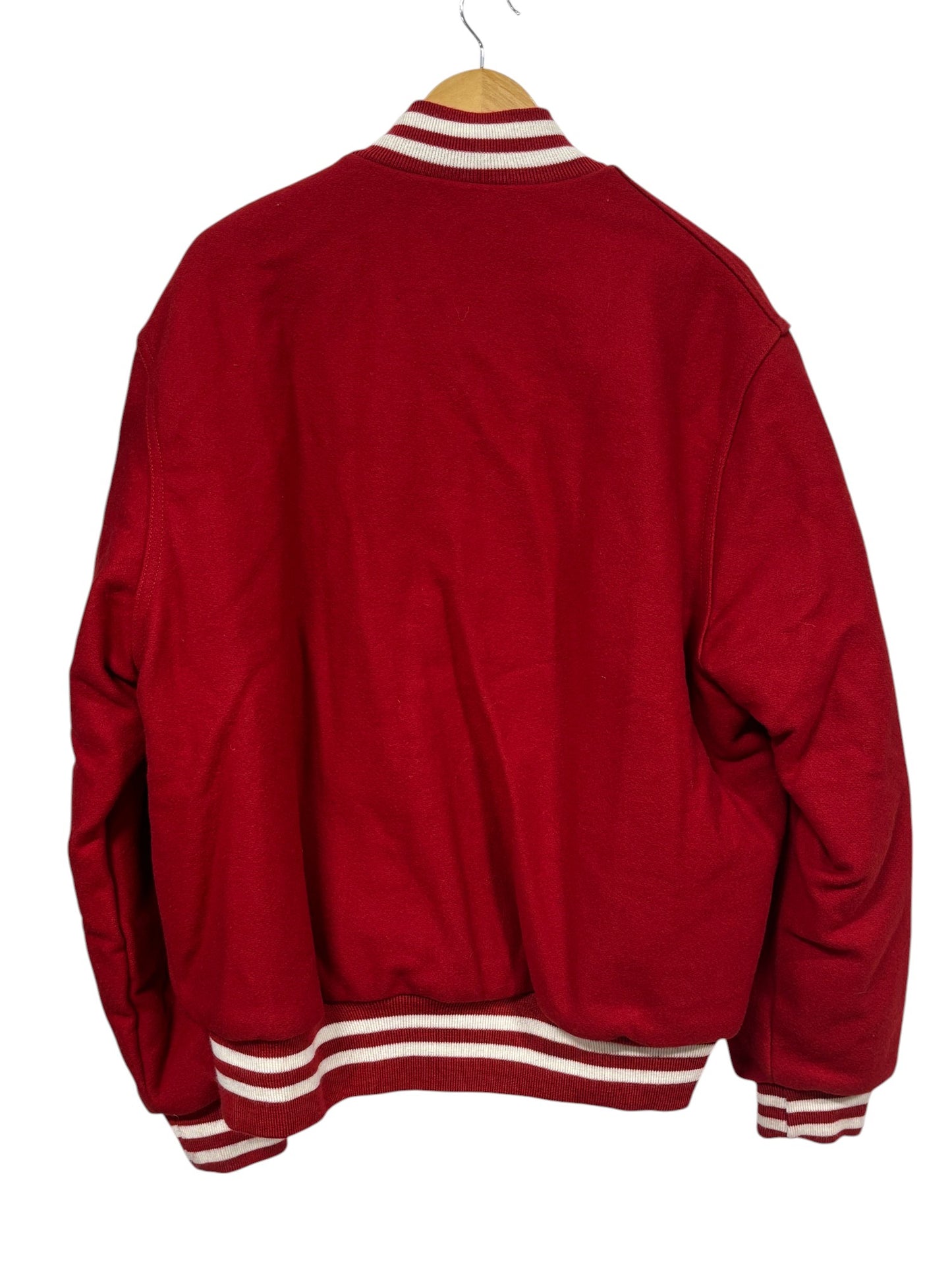 Vintage Holloway Red Letterman Jacket EWU Eastern Washington Size XL