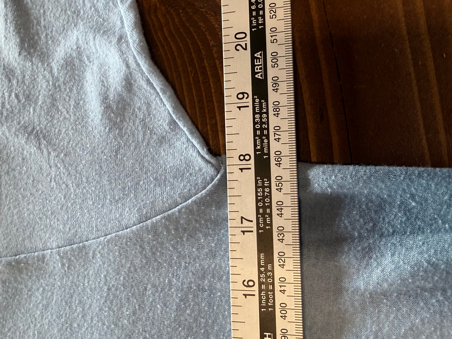 Vintage 90's Jerzees V Neck Blue Sleep Shirt Size Medium