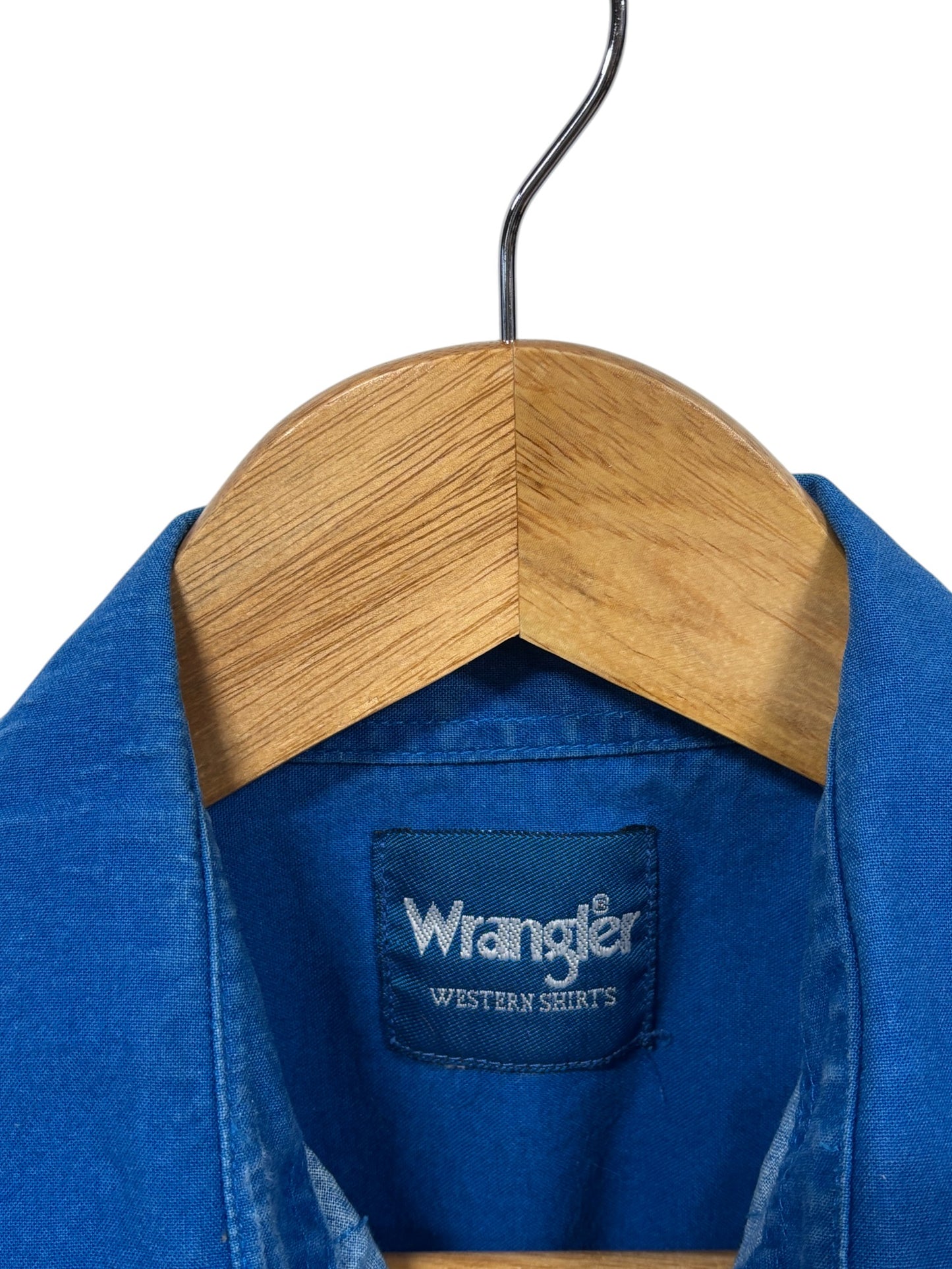 Vintage Wrangler South Western Pearl Snap Button Up Shirt Size Large