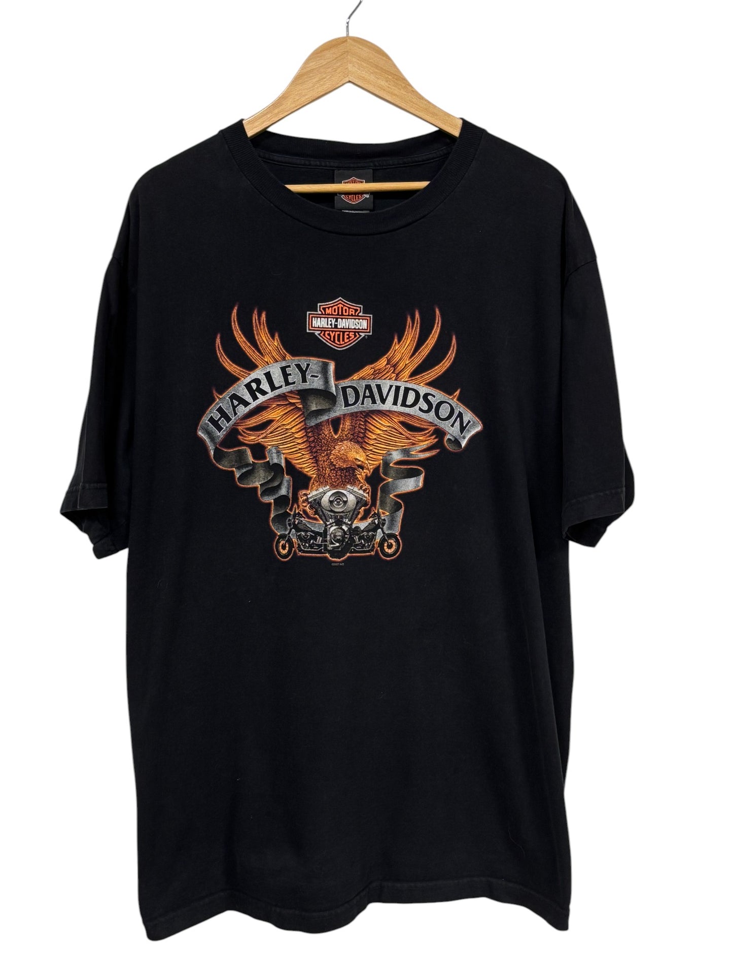 Vintage 00's Harley Davidson Las Vegas Nevada Biker Graphic Tee Size XXL