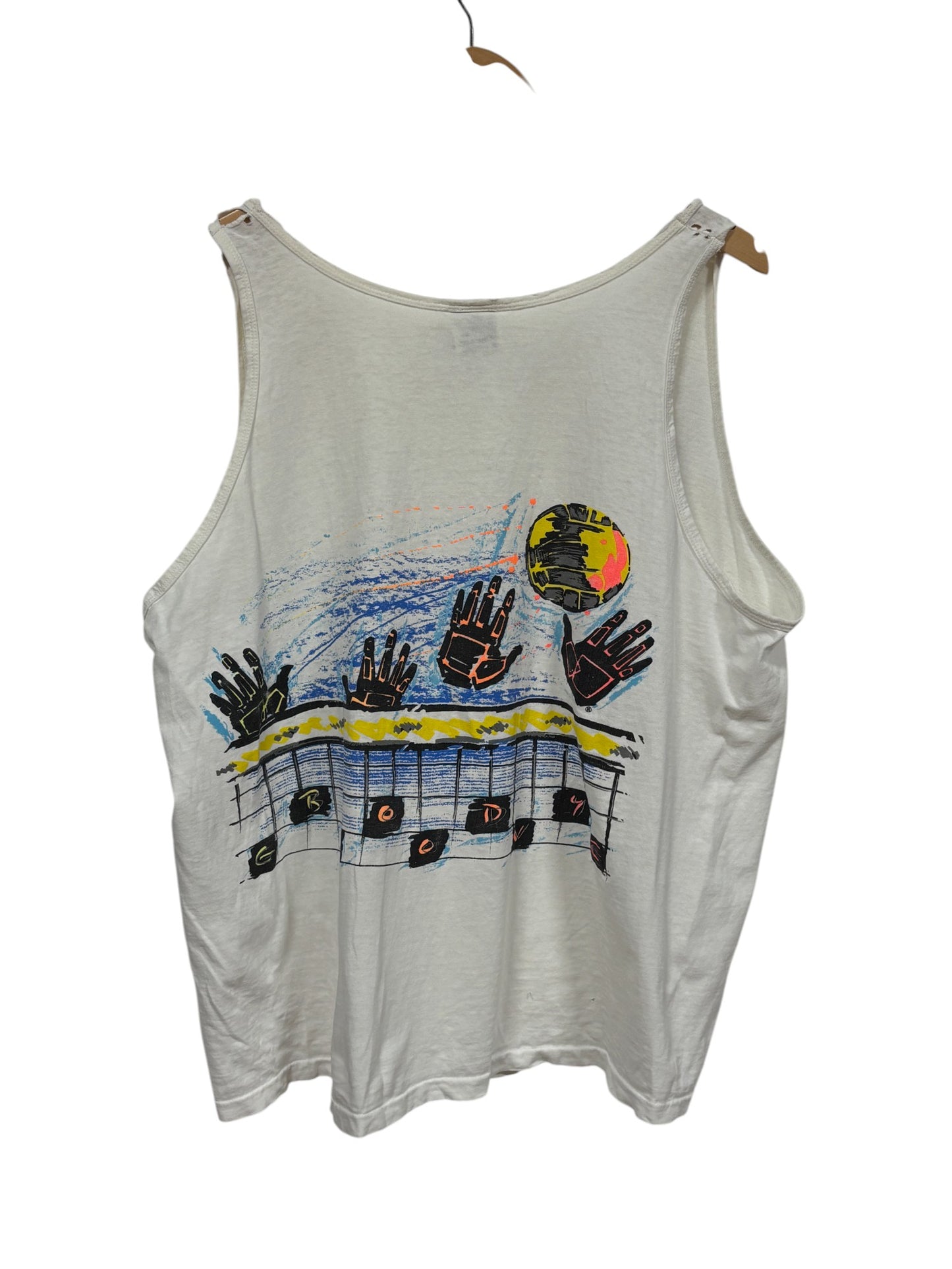 Vintage 90's Body Glove Volley Ball Graphic Tank Top Size XL