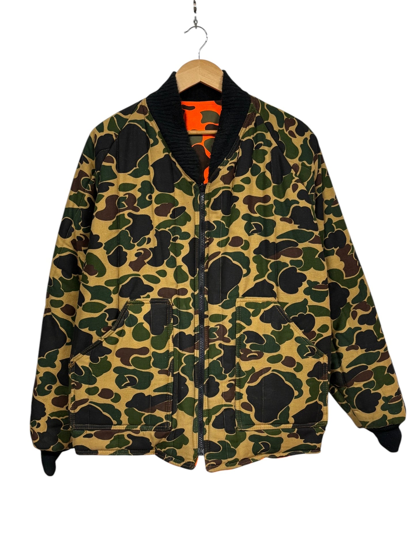 Vintage American Field Reversible Hunting Camo Jacket Size Large