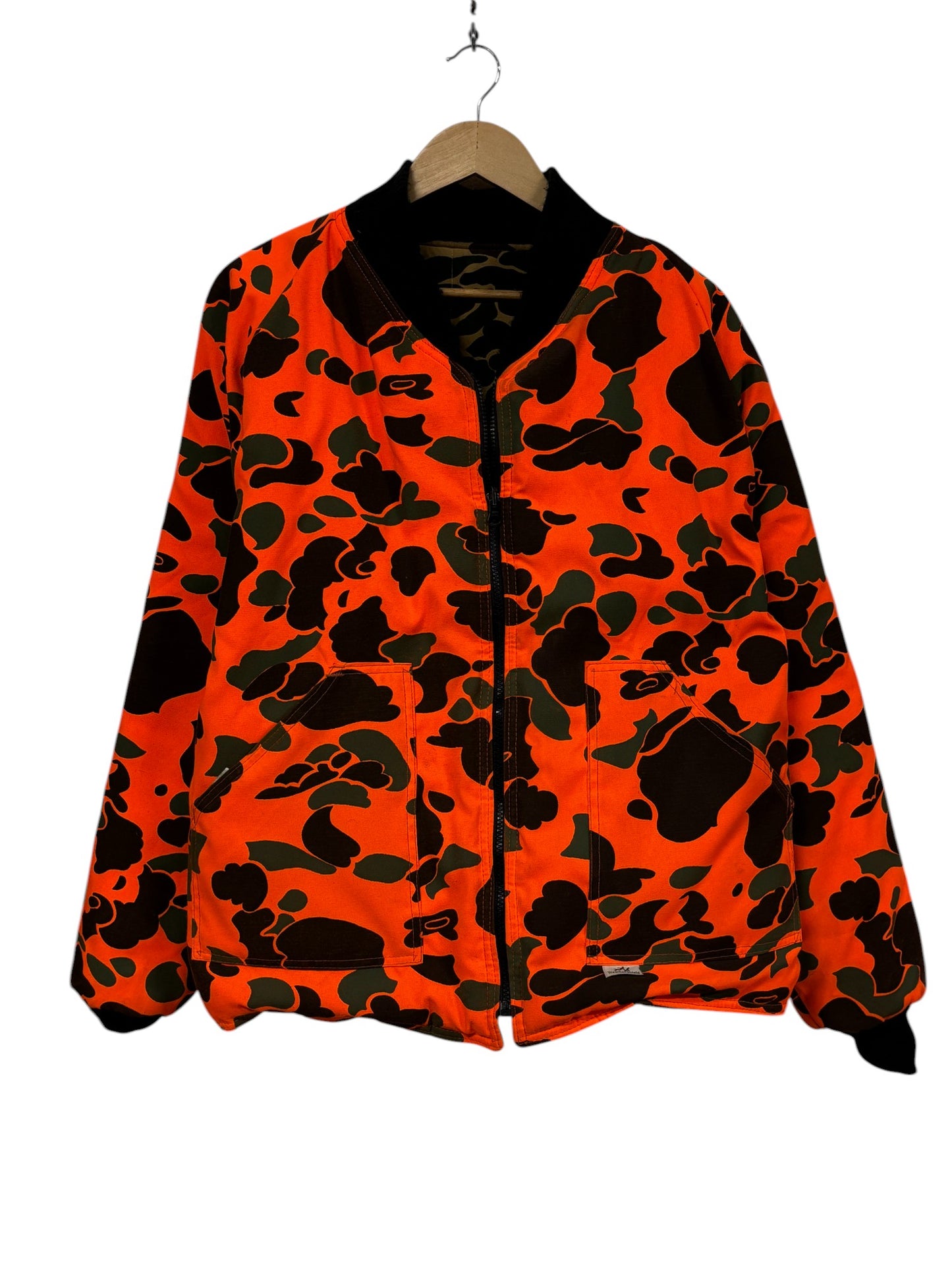 Vintage American Field Reversible Hunting Camo Jacket Size Large