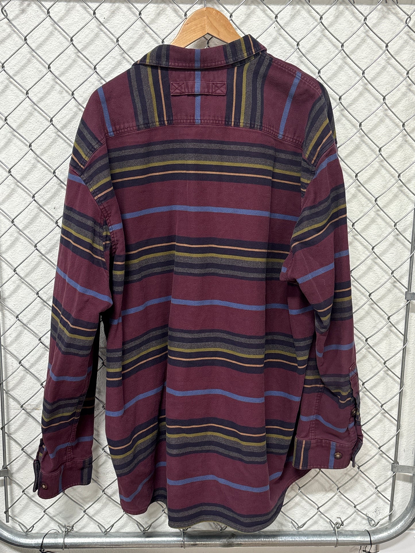 Duluth Trading Company Multicolor Flannel Shirt Size XXL