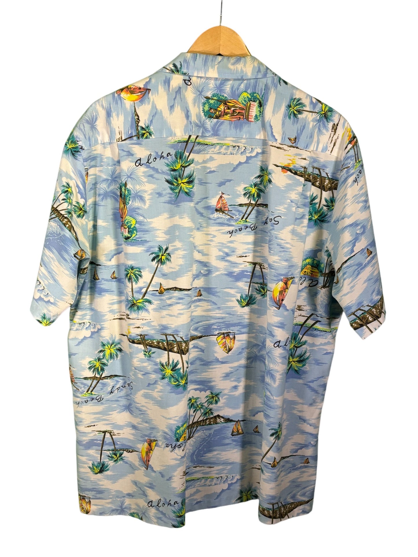 Vintage Jade Fashions Classic Hawaiian Vacation Button Up Shirt Size XL