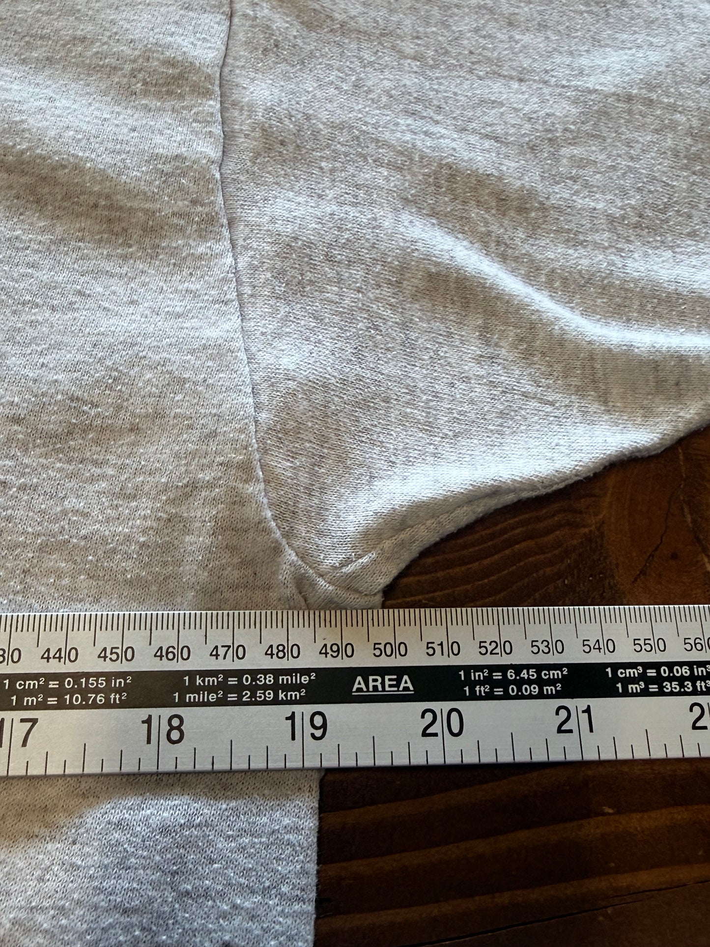 Vintage 90's Jerzees Grey Blank Tee Size XL