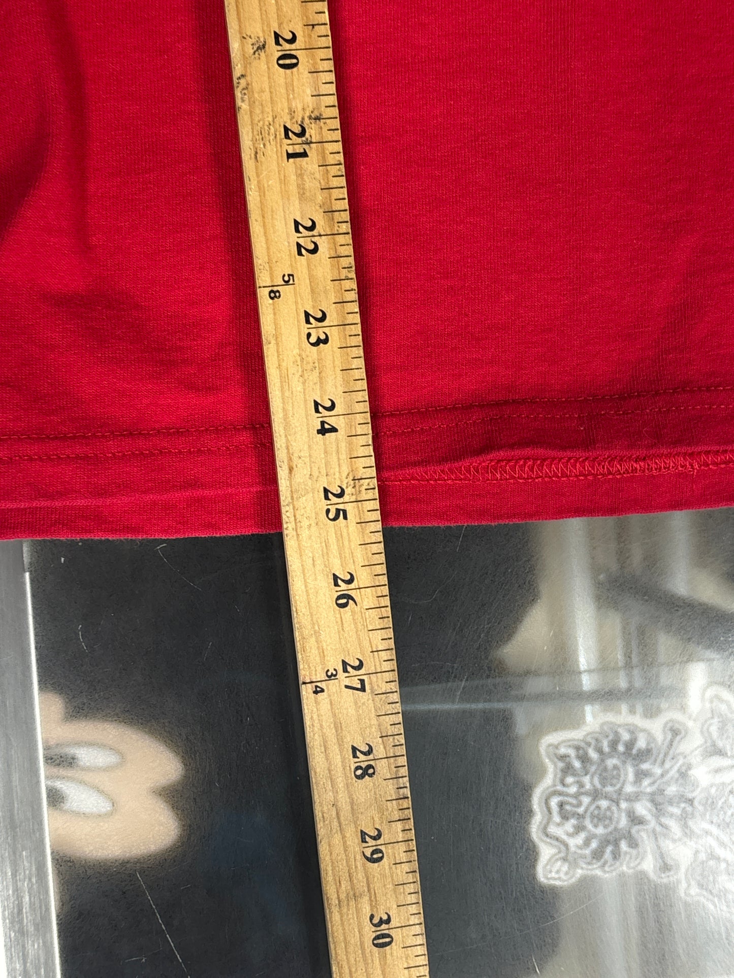 Vintage 90's Nike Mock Neck Red Long Sleeve Shirt Size Small