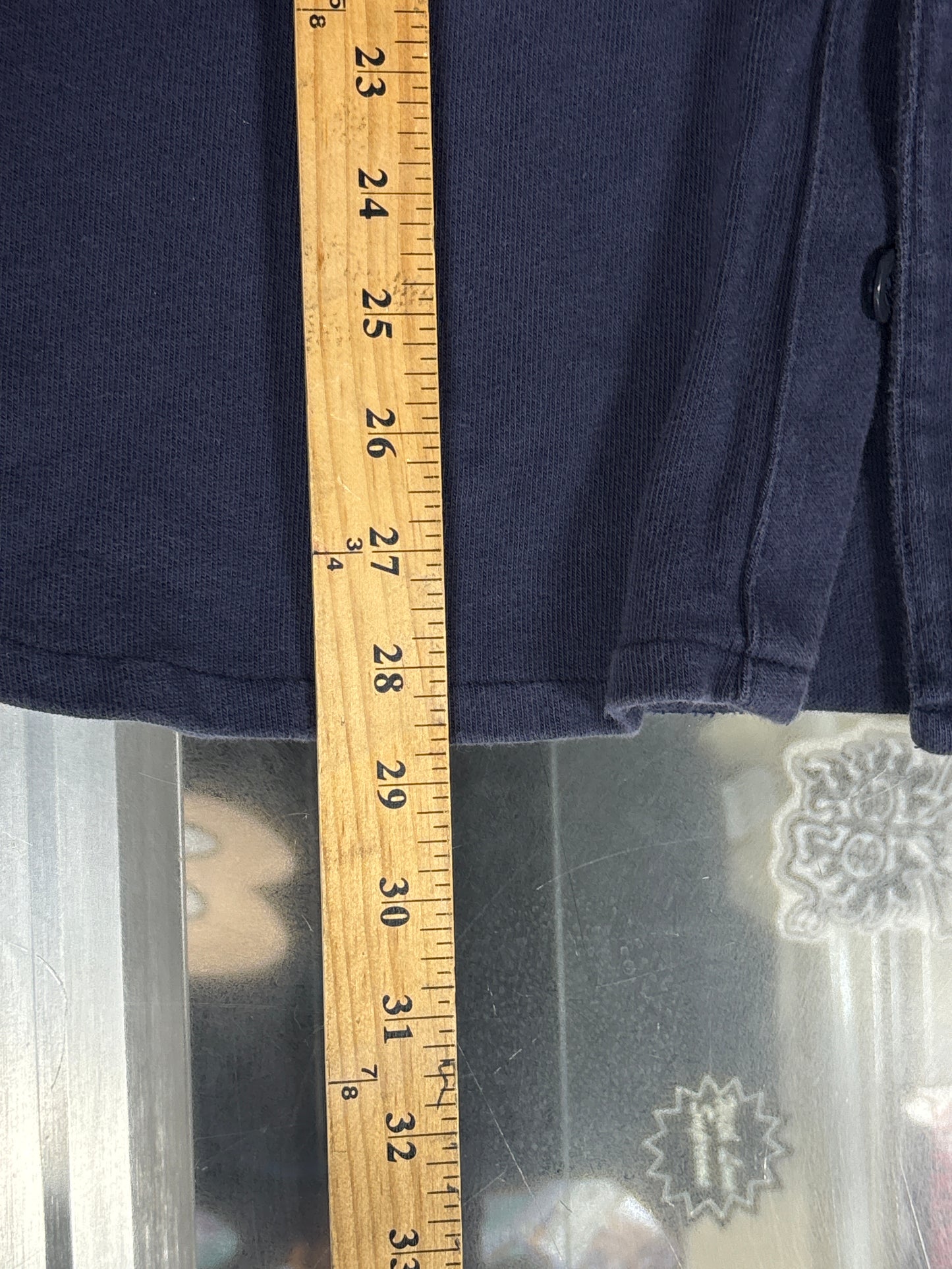 Vintage Y2K Polo Jeans Company Baseball Style Jersey Shirt Size Large