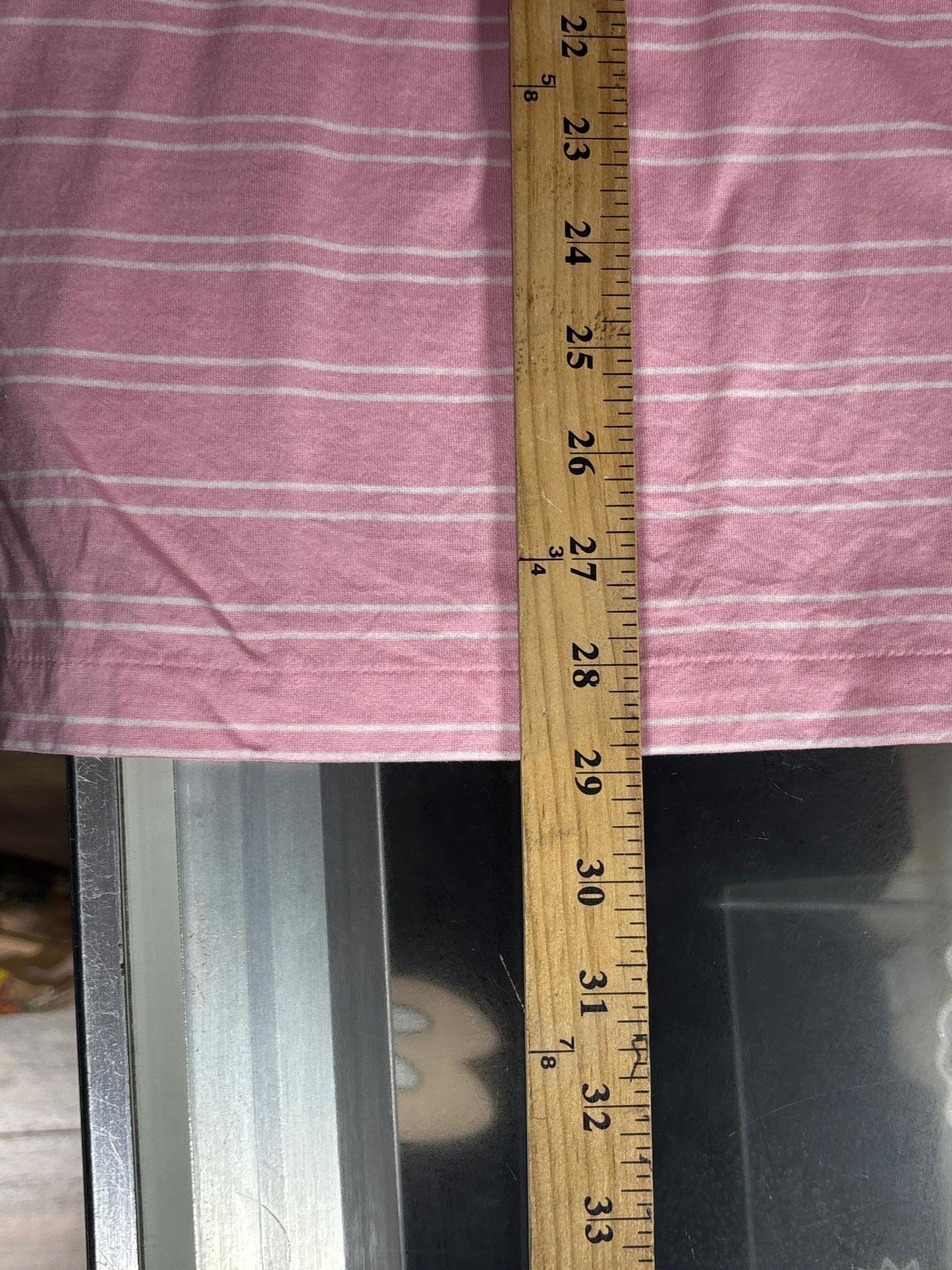 Polo Ralph Lauren Pink Striped Polo Shirt Size XL