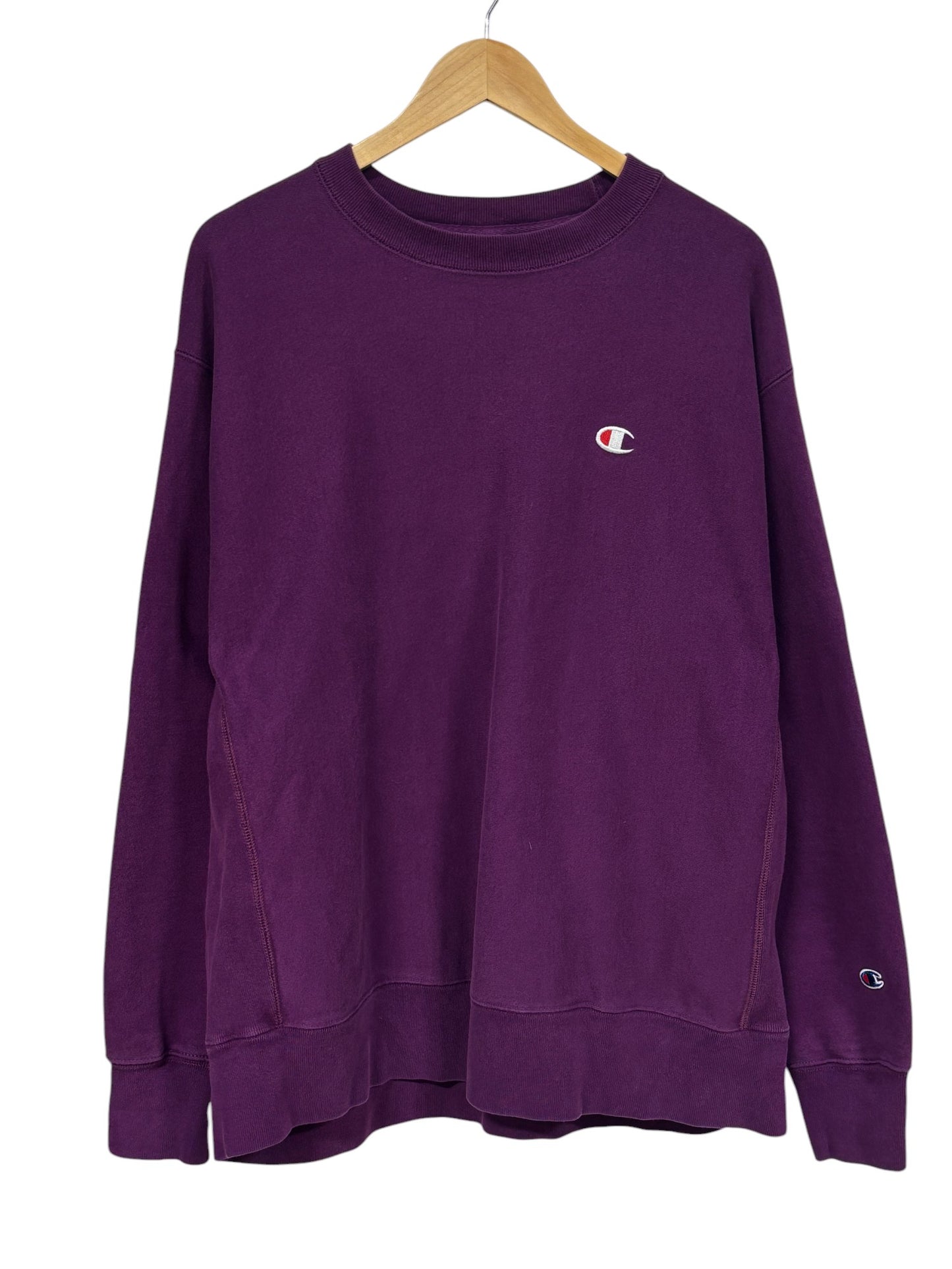 Champion Reverse Weave Dark Purple Crewneck Sweater Size XL