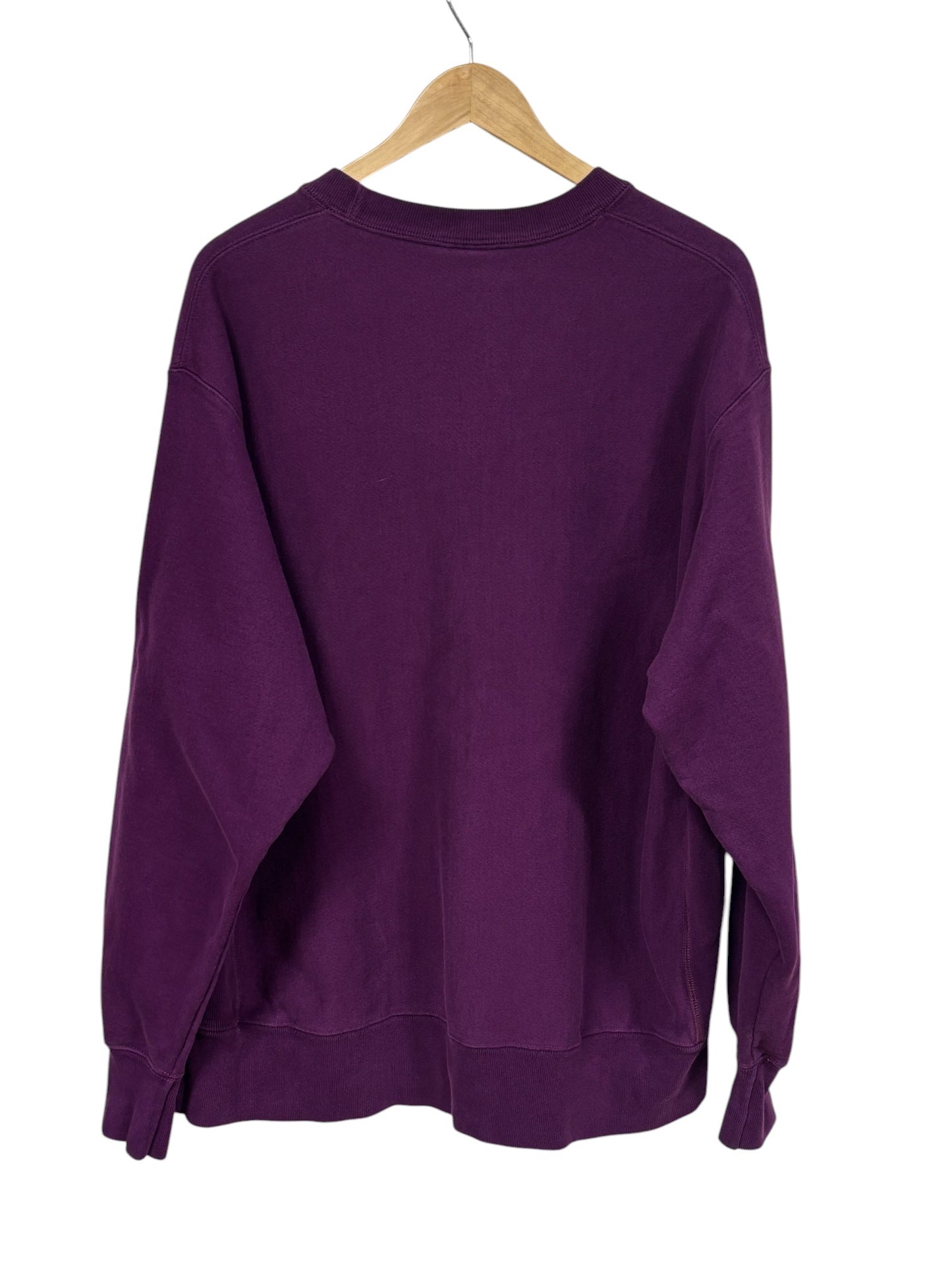 Champion Reverse Weave Dark Purple Crewneck Sweater Size XL