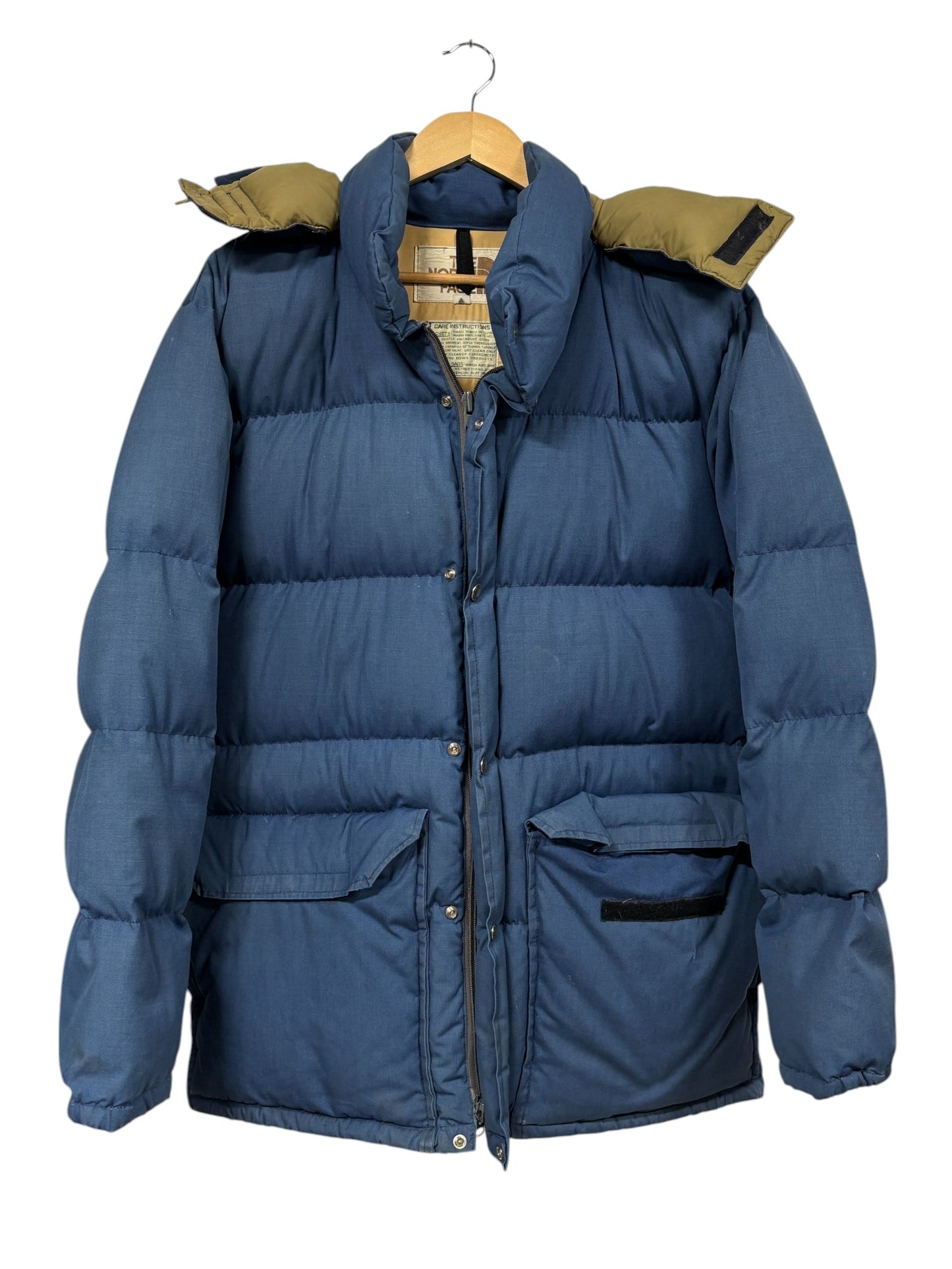 Vintage The North Face Blue Down Puffer Jacket Size XL