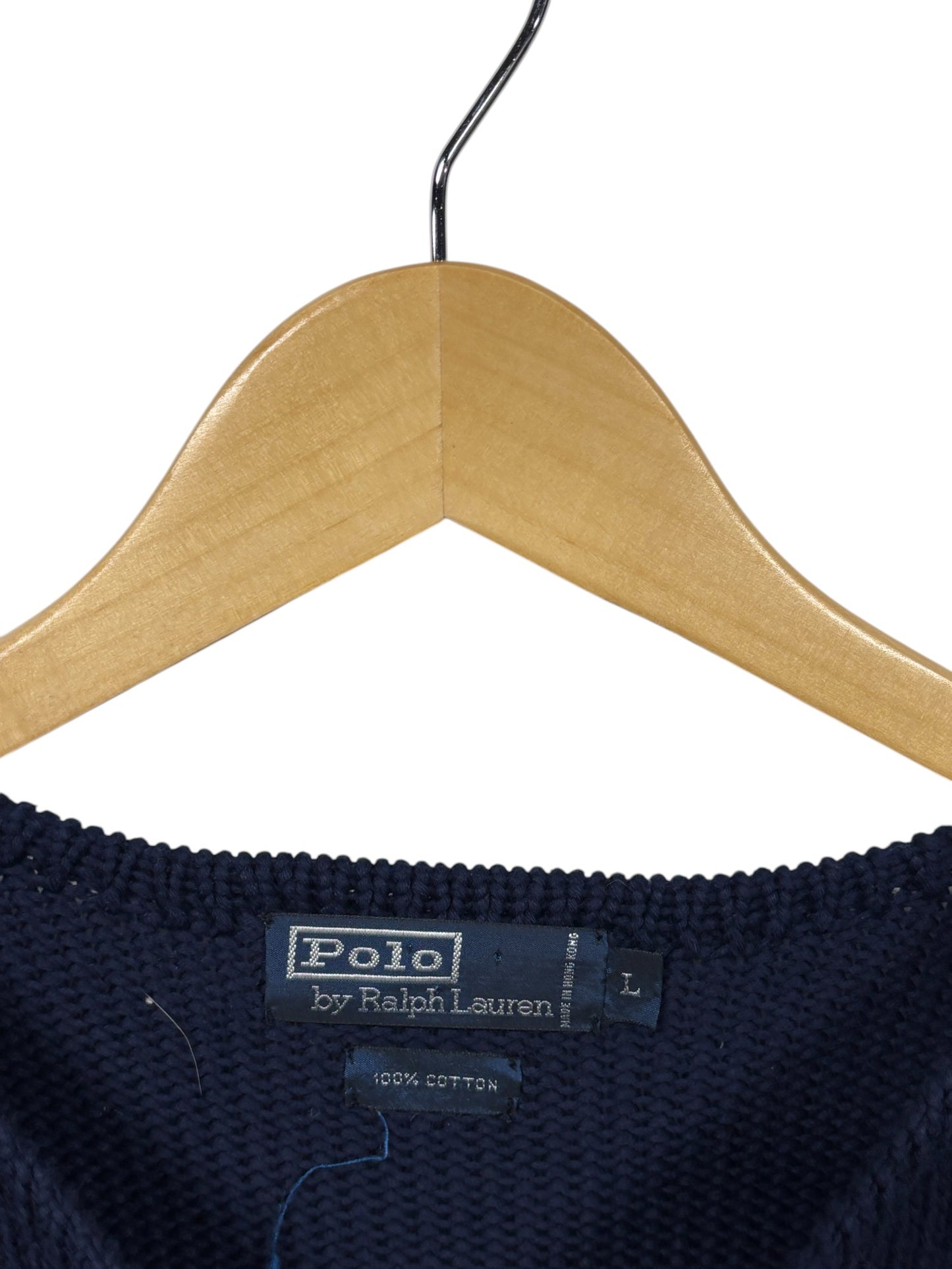 Vintage Polo Ralph Lauren Striped Knit Sweater Size Large