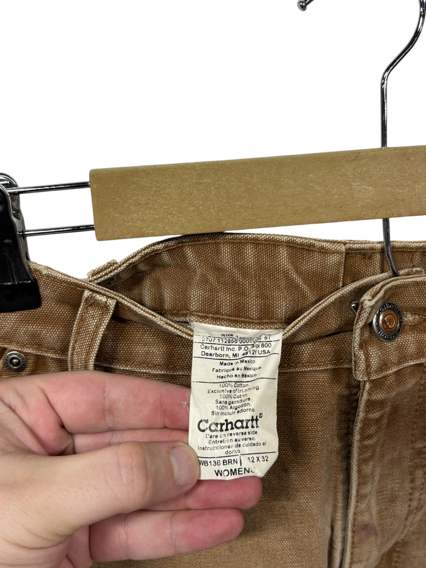 Carhartt Brown Double Knee Carpenter Pants Size 32x30
