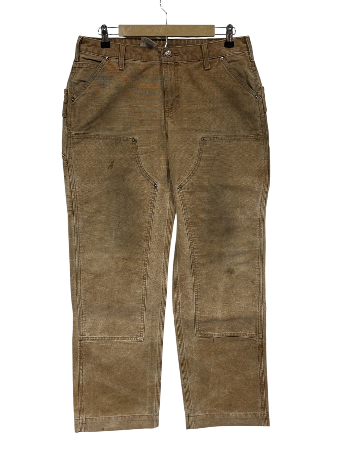Carhartt Brown Double Knee Carpenter Pants Size 34x32
