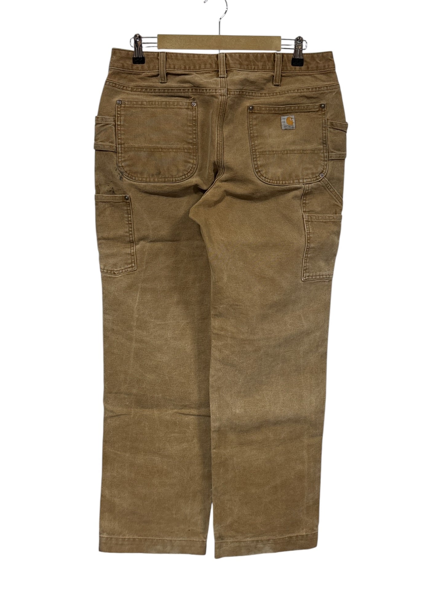 Carhartt Brown Double Knee Carpenter Pants Size 34x32