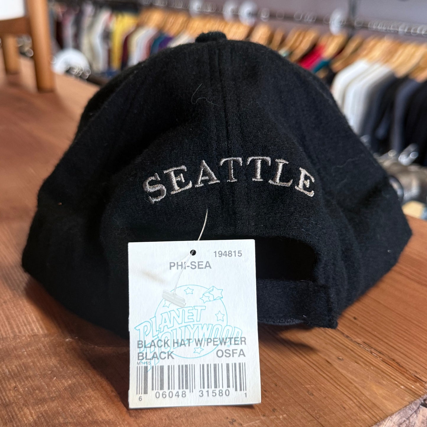Vintage 90's Planet Hollywood Seattle Snapback Hat