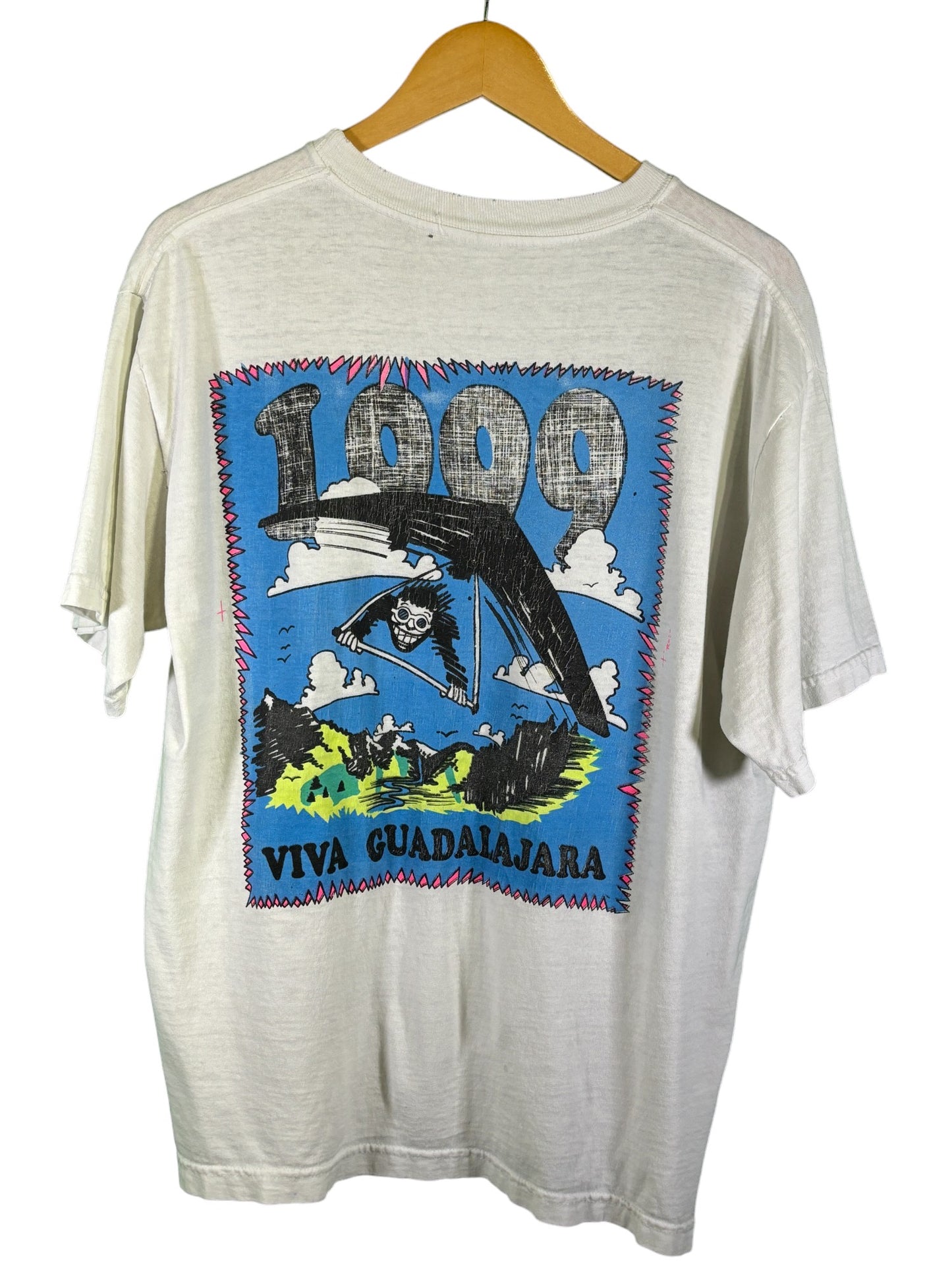 Vintage 1999 Viva Guadalajara X Wing Graphic Tee Size Large