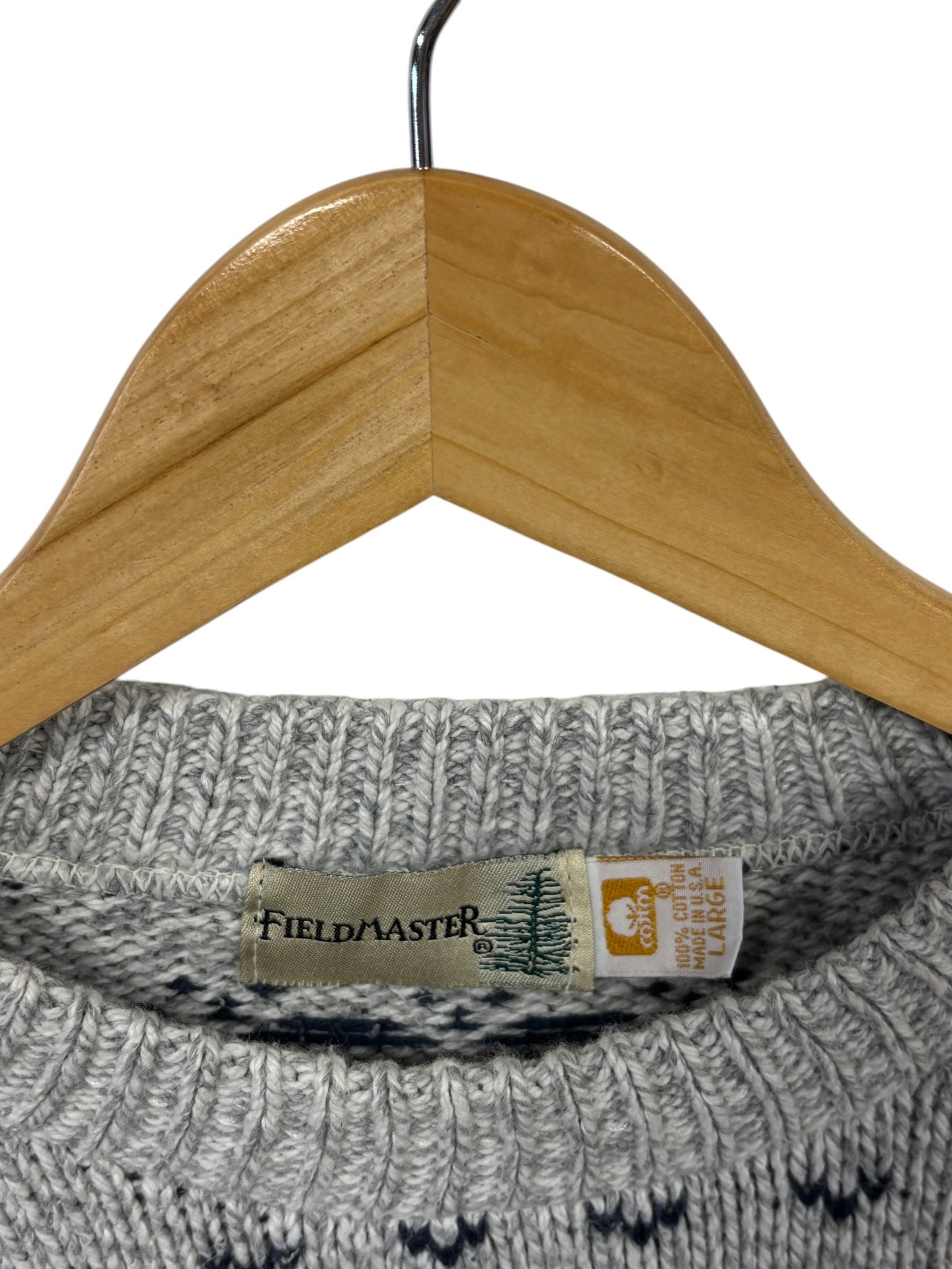 Vintage Fieldmaster Knit Crewneck Sweater Size Large
