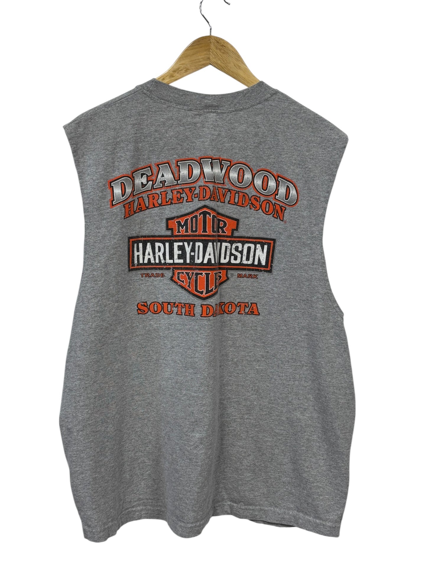 Harley Davidson Sturgis Biker Rally Cutoff Tee Size XL