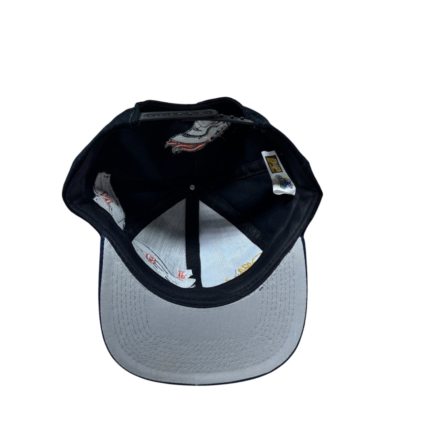Vintage 90's Drew Pearson QB Club John Elway Denver Broncos Snapback Hat