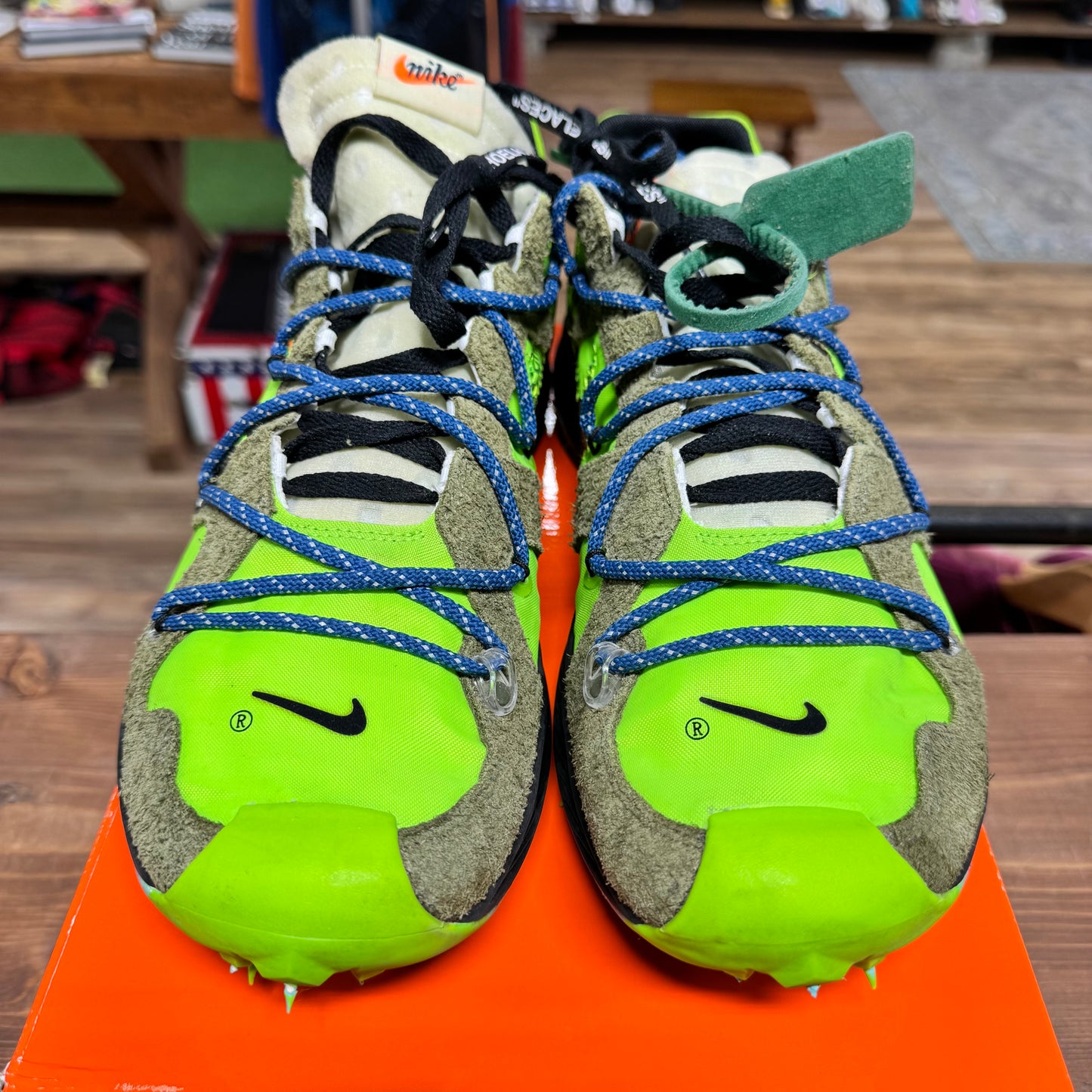 Nike Zoom Terra Kiger 5 'Off-White Electric Green' Size 12.5M