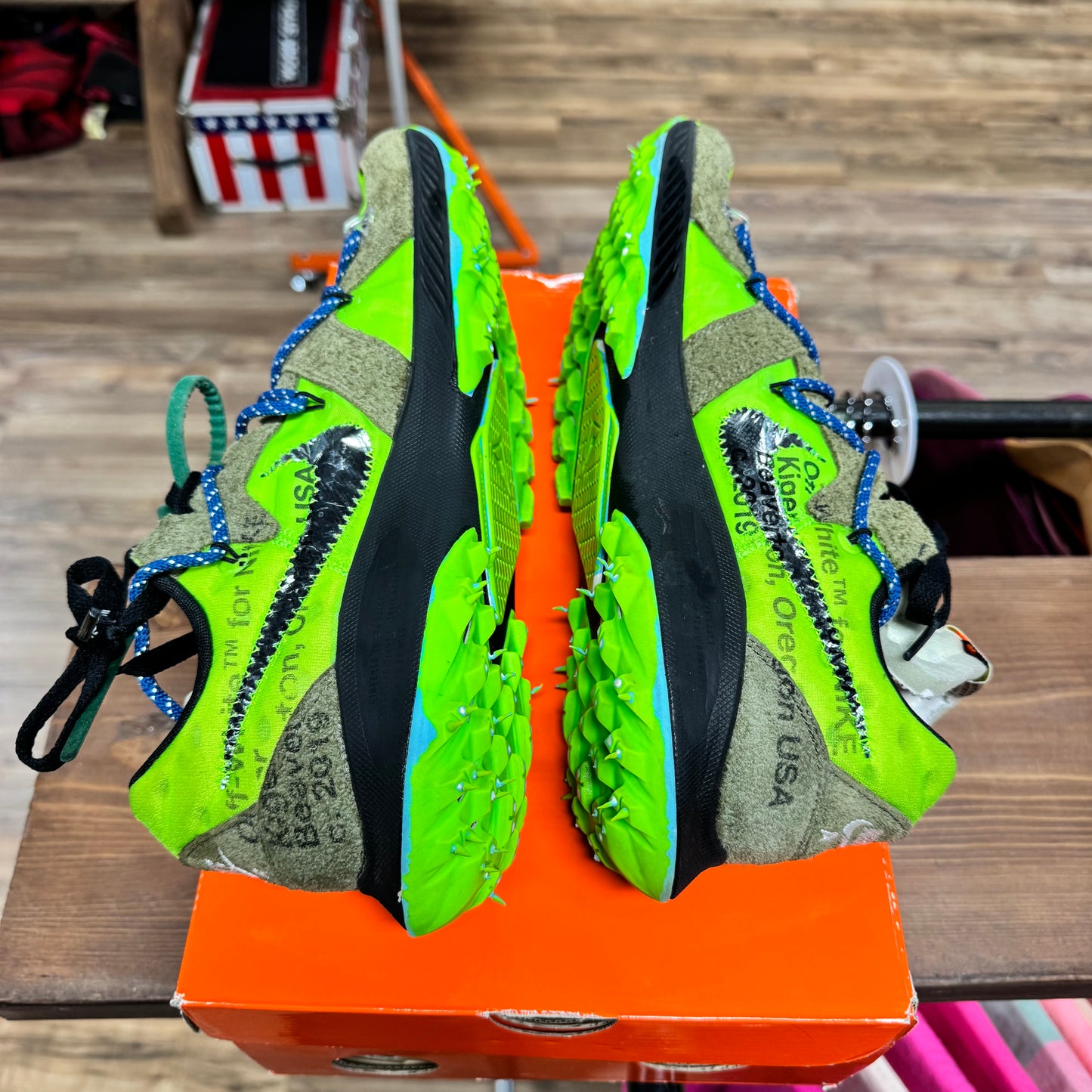 Nike Zoom Terra Kiger 5 'Off-White Electric Green' Size 12.5M