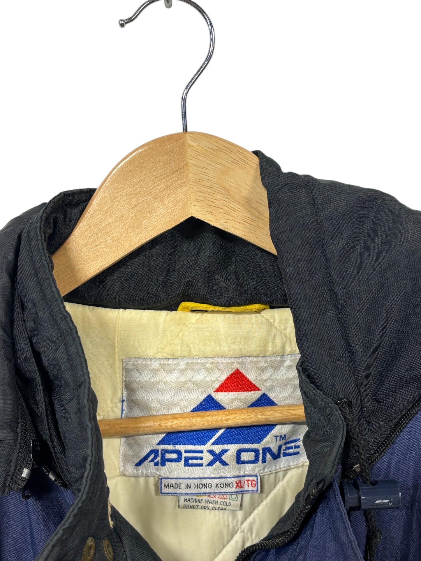 Vintage 90's Apex One Michigan Wolverines Puffer Jacket Size XL