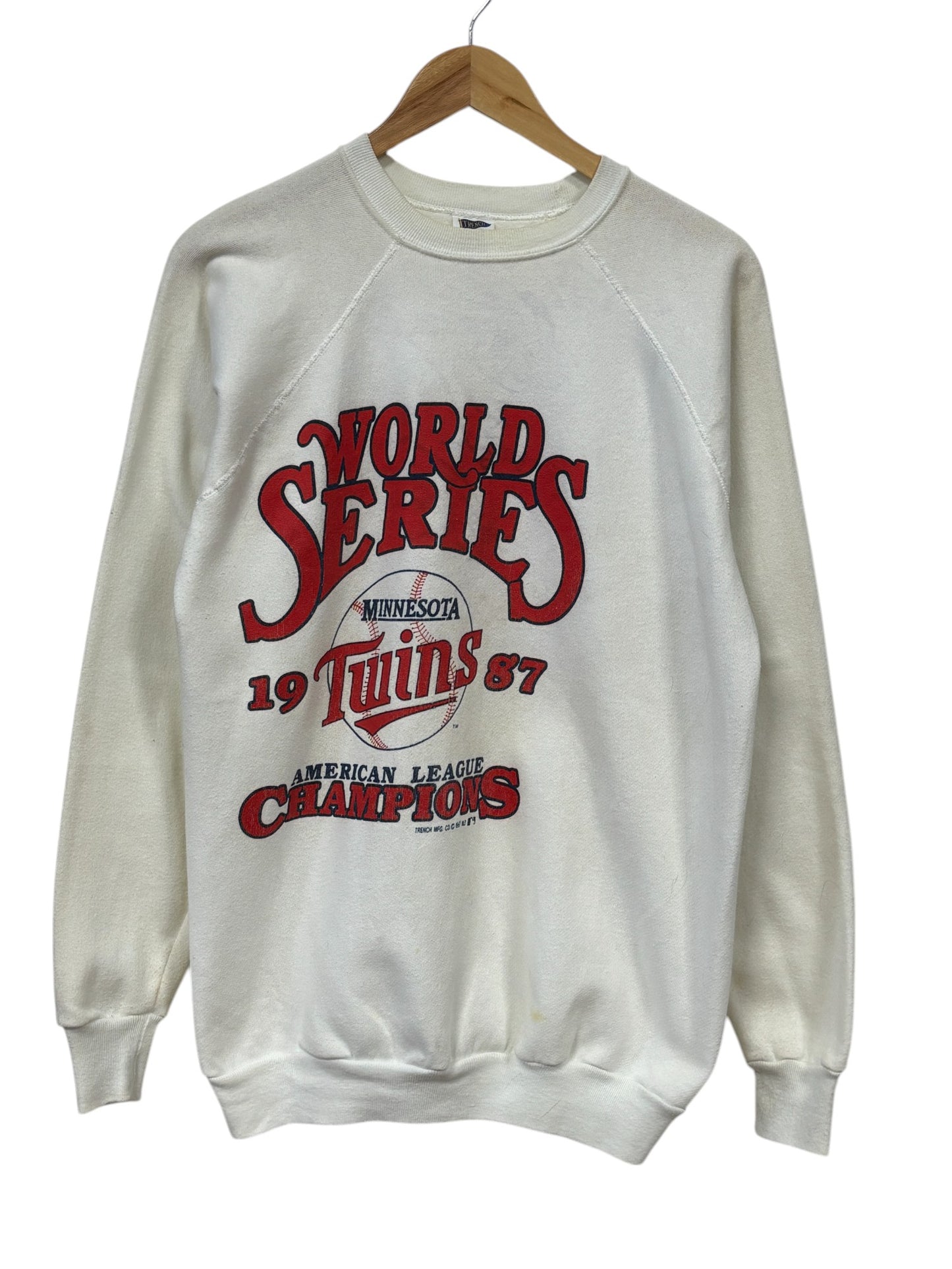 Vintage 1987 Minnesota Twins American League Champions Sweater Size XL