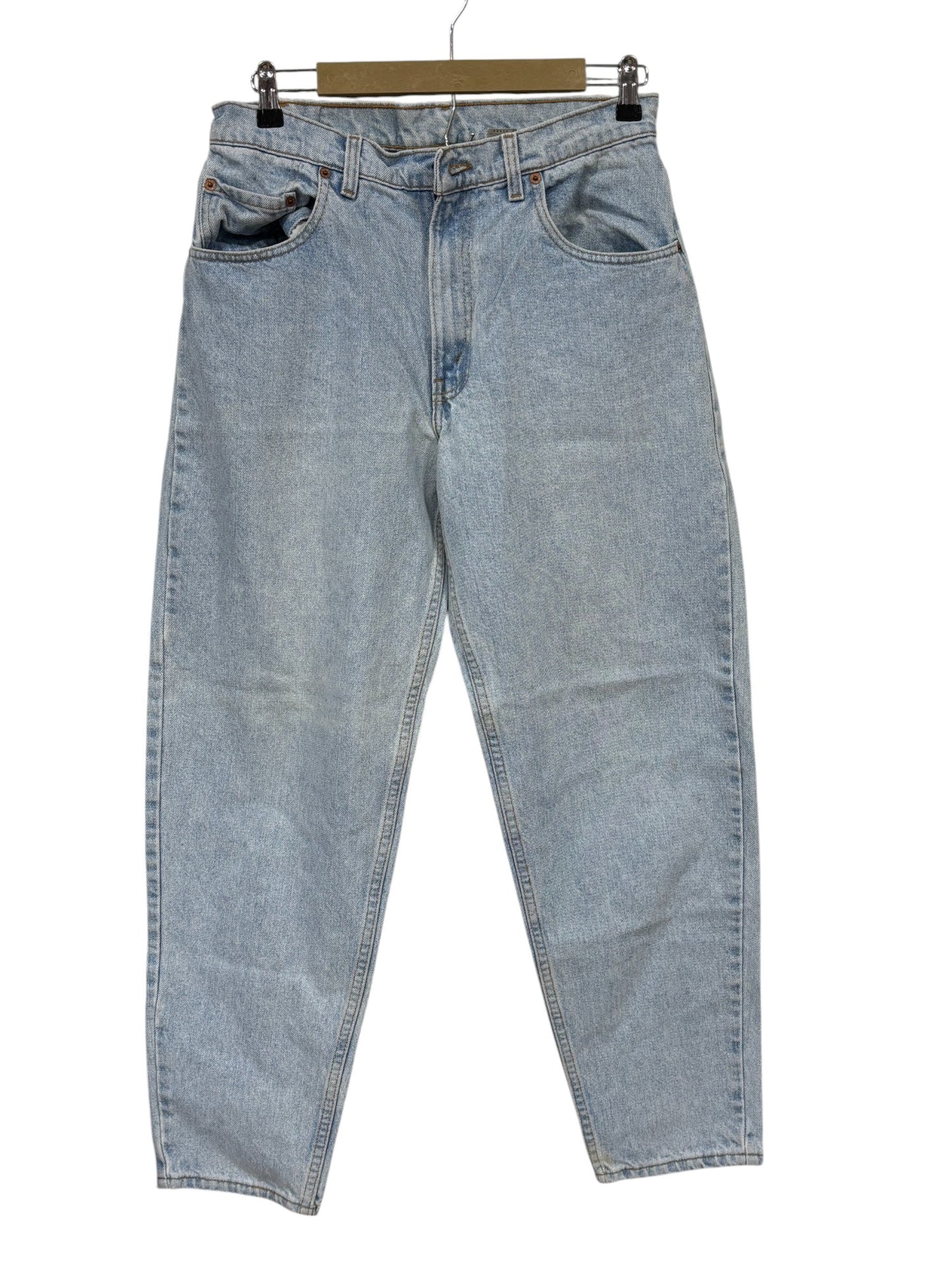 Vintage Levi's 560 Made in USA Loose Fit Light Wash Denim Jeans Size 31x29