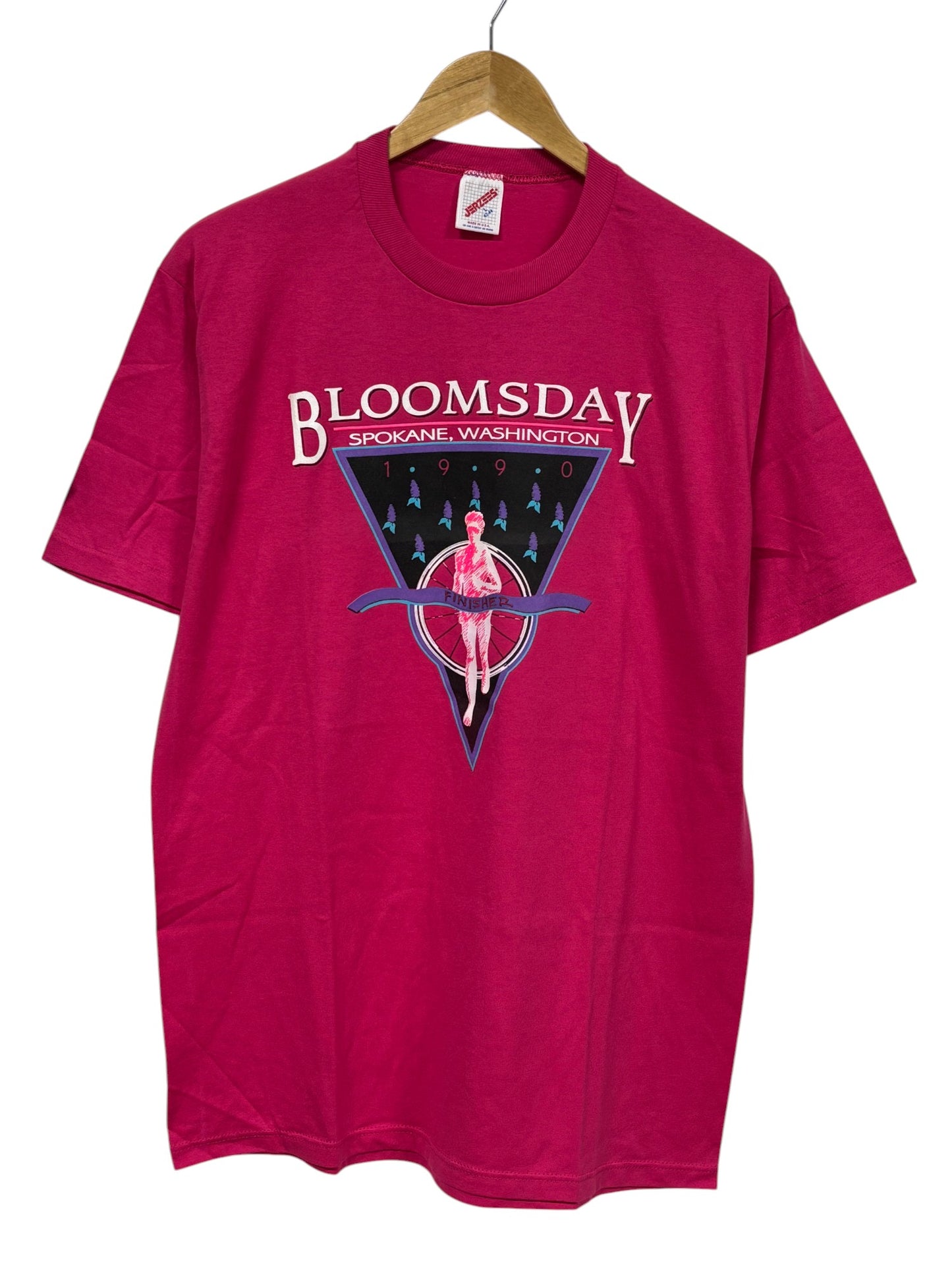 Vintage 1990 Nike Bloomsday Marathon Spokane Washington Tee Size Medium