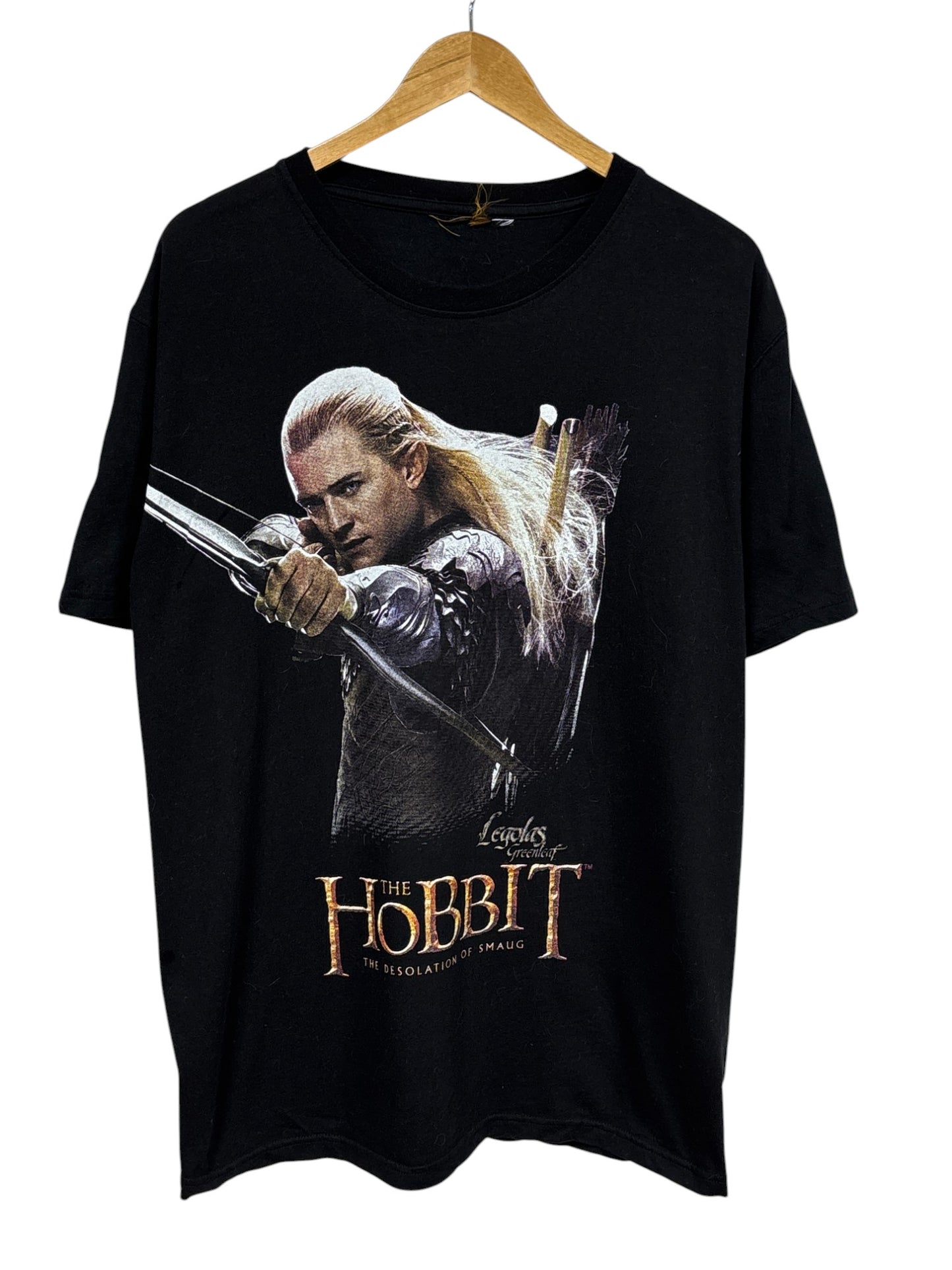 The Hobbit Legolas Desolation of Smaug Graphic Tee Size XL