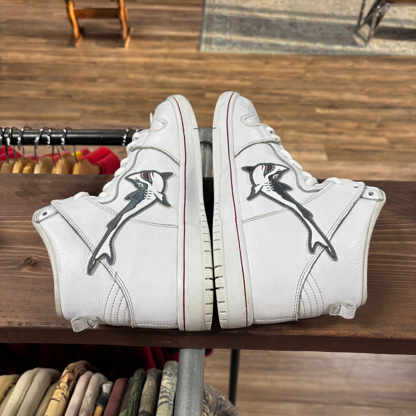 Nike SB Dunk High 'Oski Great White' Size 10