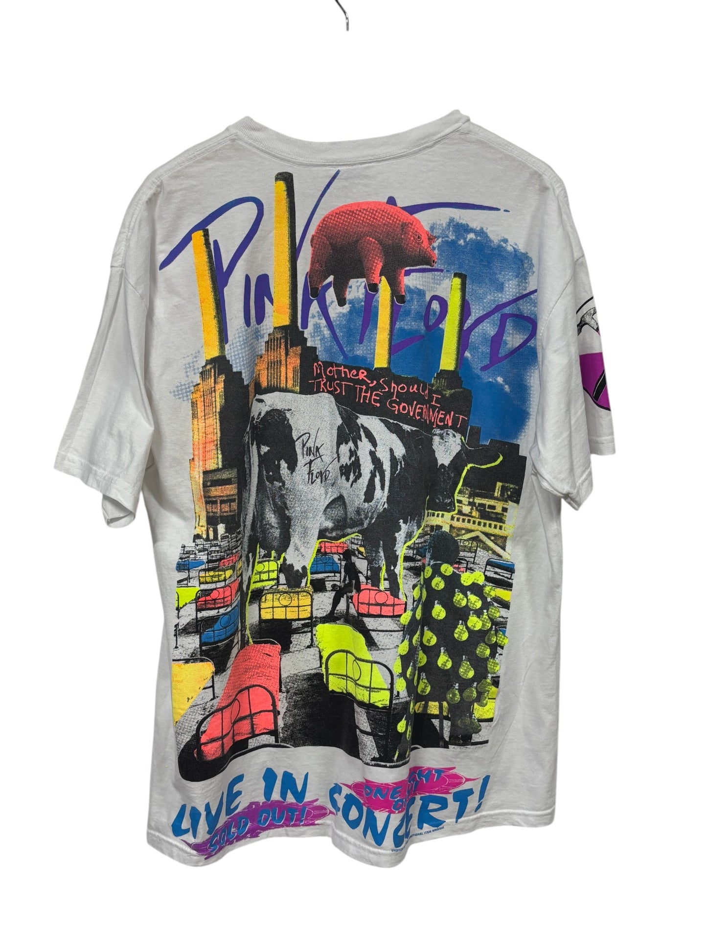 Pink Floyd Backstock Modern AOP Parking Lot Tee Size XL