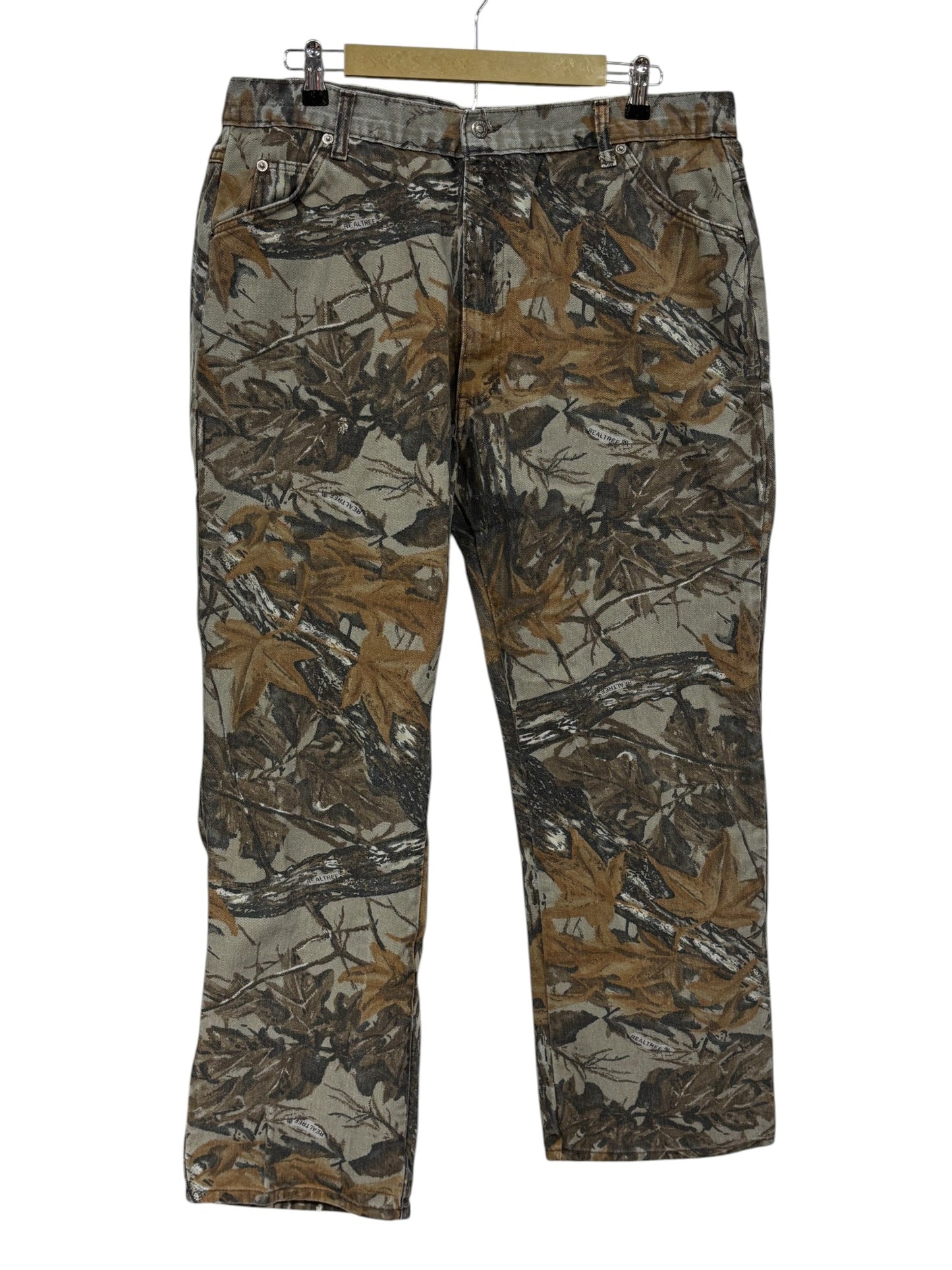 Vintage Duxback Hunting Woodland Camo Pants Size 38x30