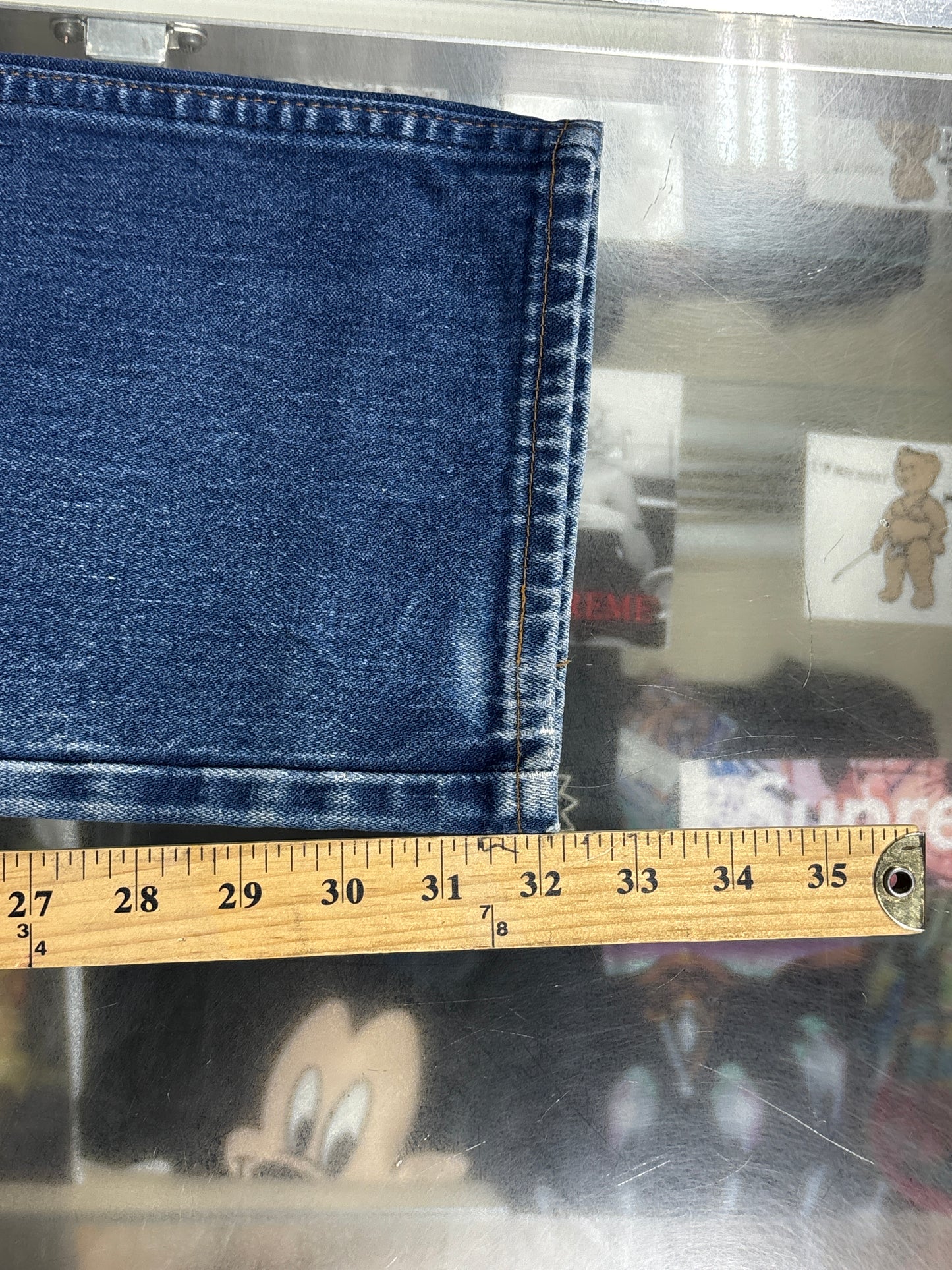 Vintage 90's Wrangler Women's Blue Denim Western Jeans Size 24x32