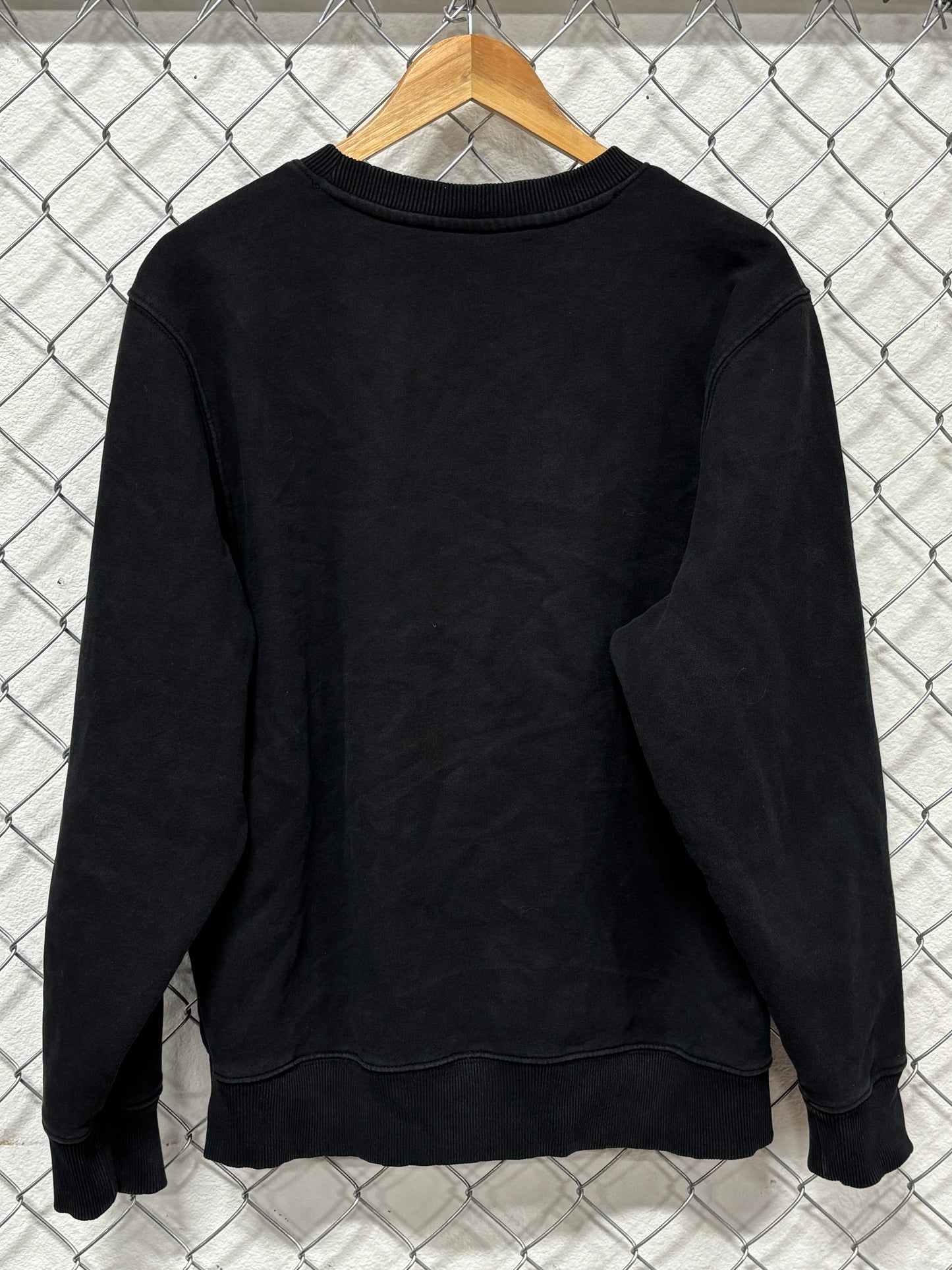 Stussy Y2K Peace Sign Crewneck Sweater Size Medium