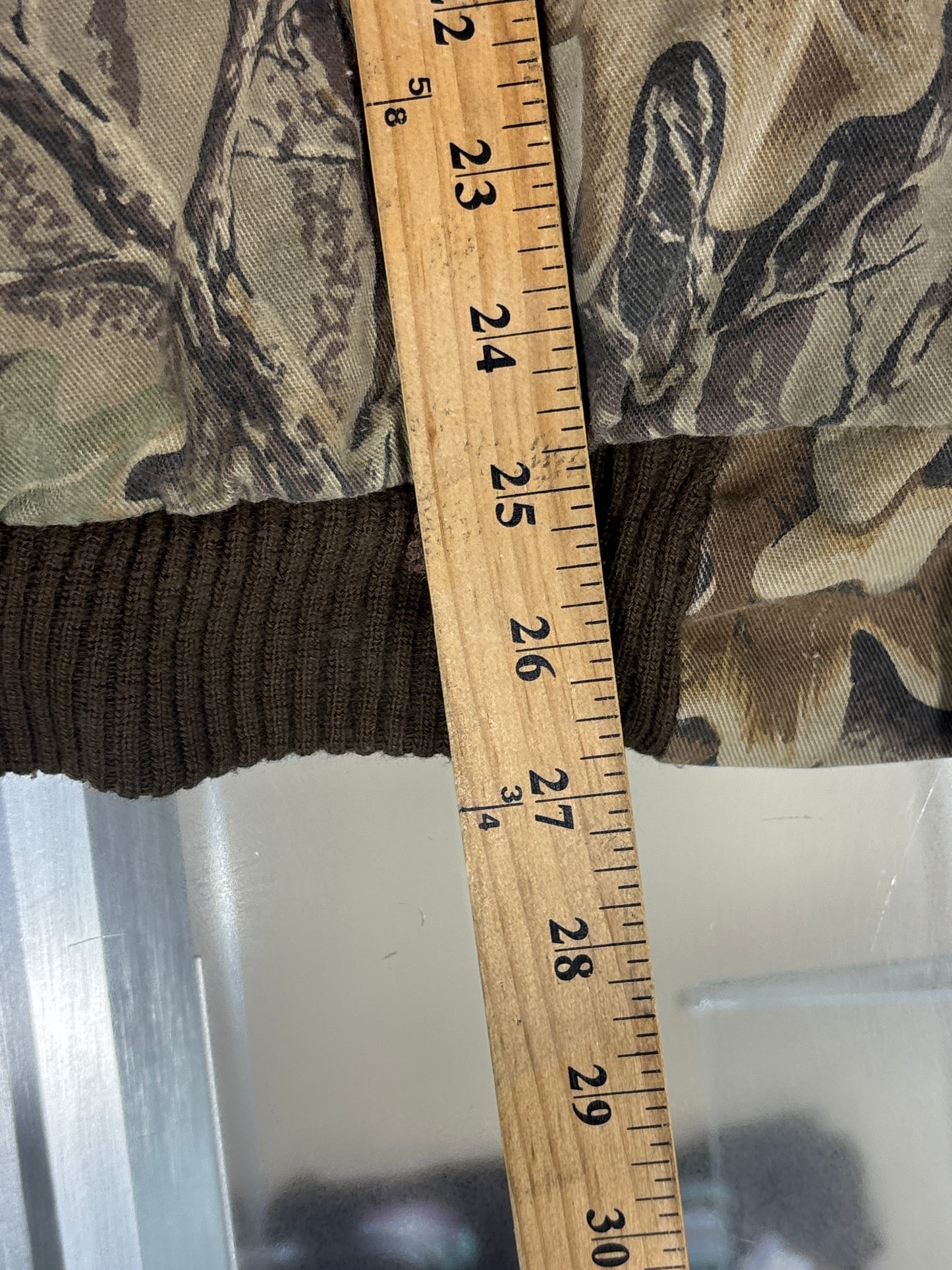 Vintage 90's John Deere Woodland Camo Button Up Jacket Size XL