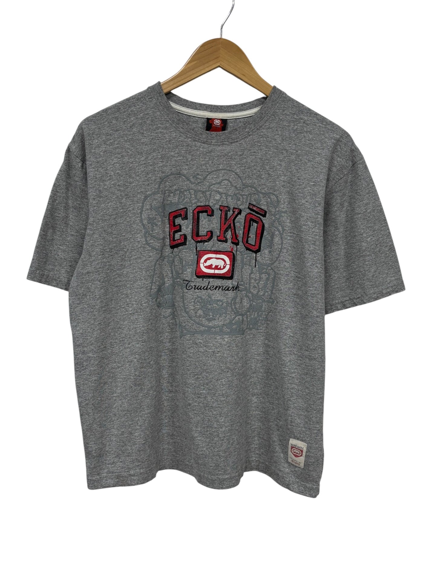 Vintage Y2K Ecko Unlimited Trademark Graphic Tee Size Small