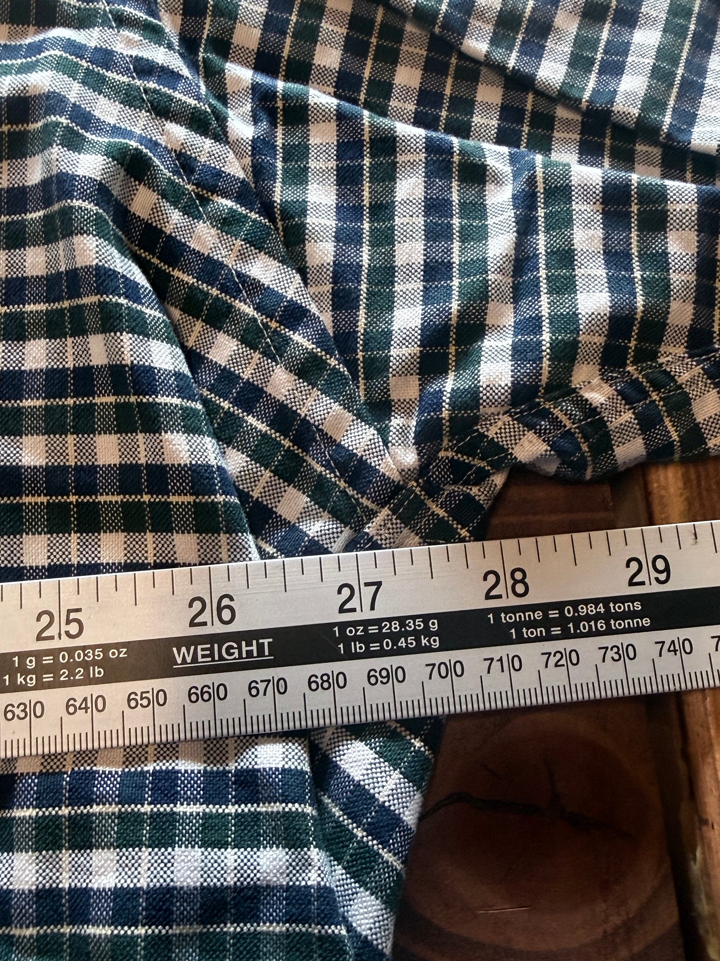 Vintage 90's Tommy Hilfiger Plaid Button Up Flannel Shirt Size XXL