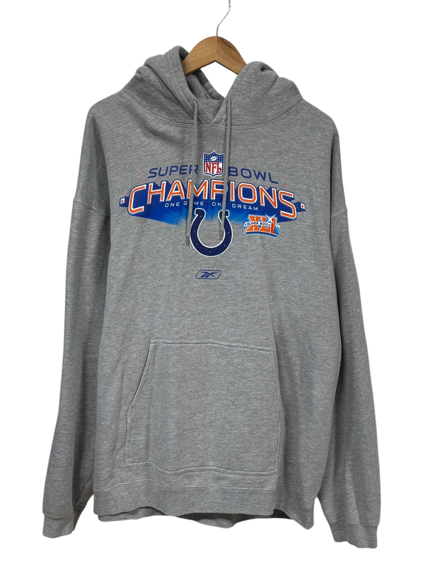 Vintage Reebok Denver Broncos NFL Champions Hoodie Size XXL