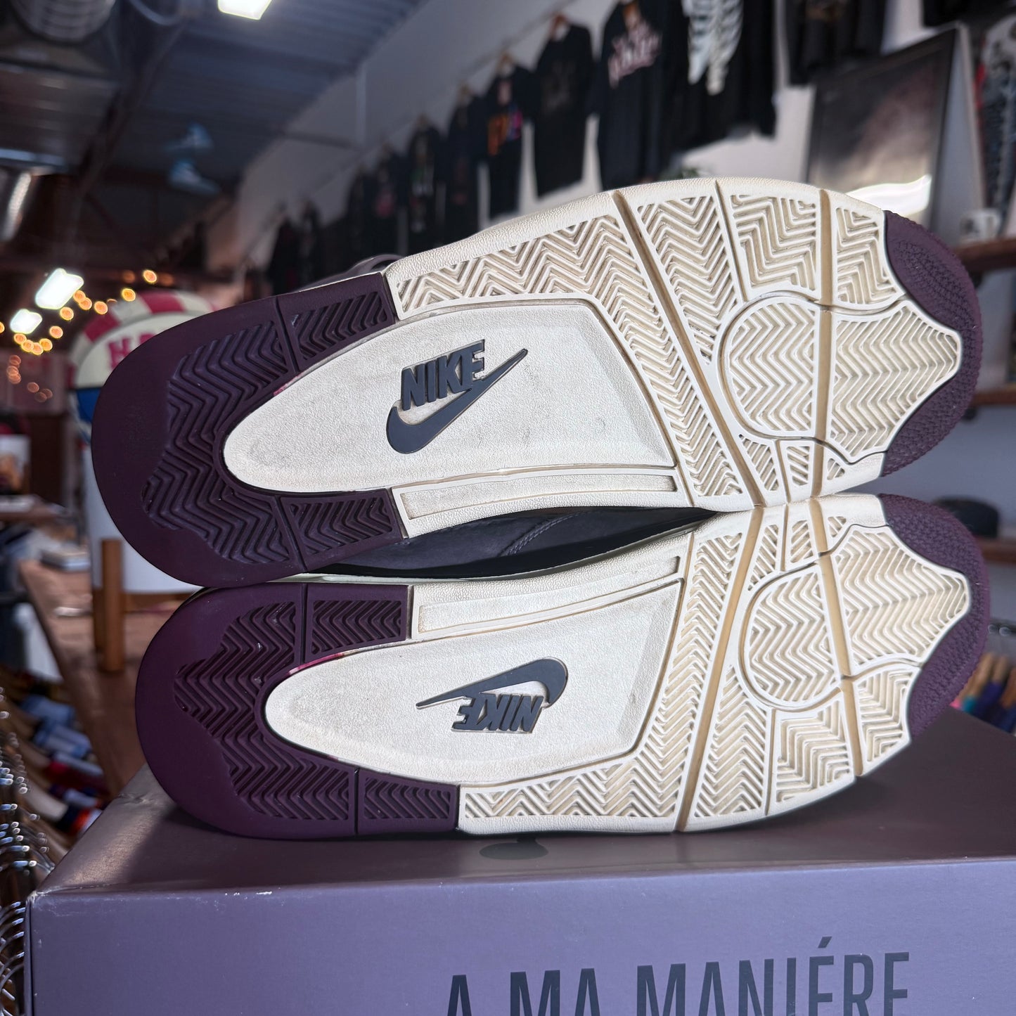 Jordan 4 'A-Ma-Maniere Violet Ore' Size 13