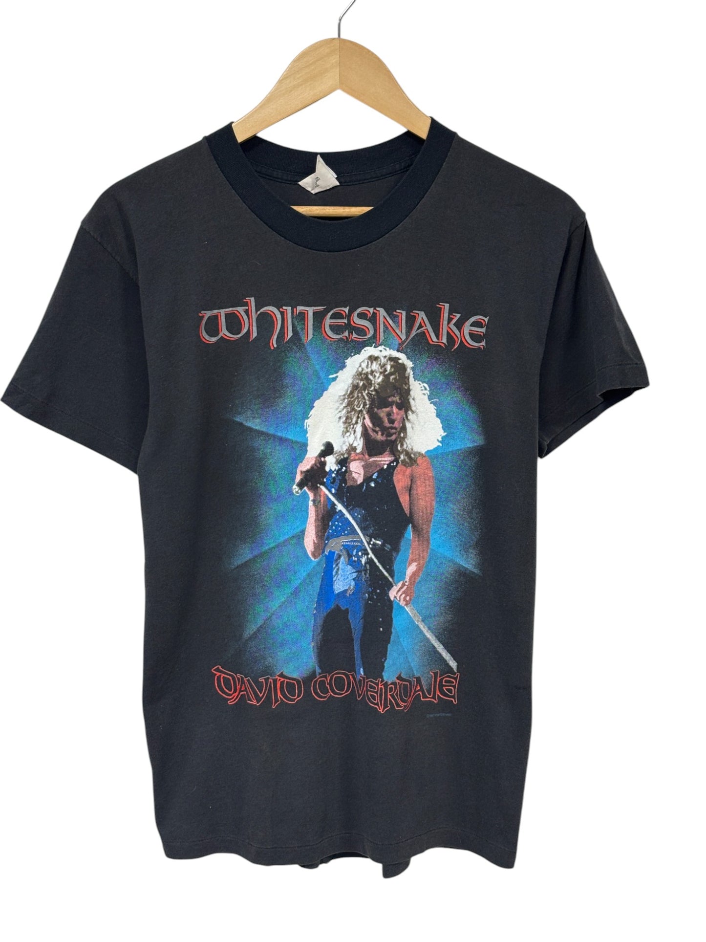 Vintage 1987 Whitesnake David Coverdale Band Tee Size Large
