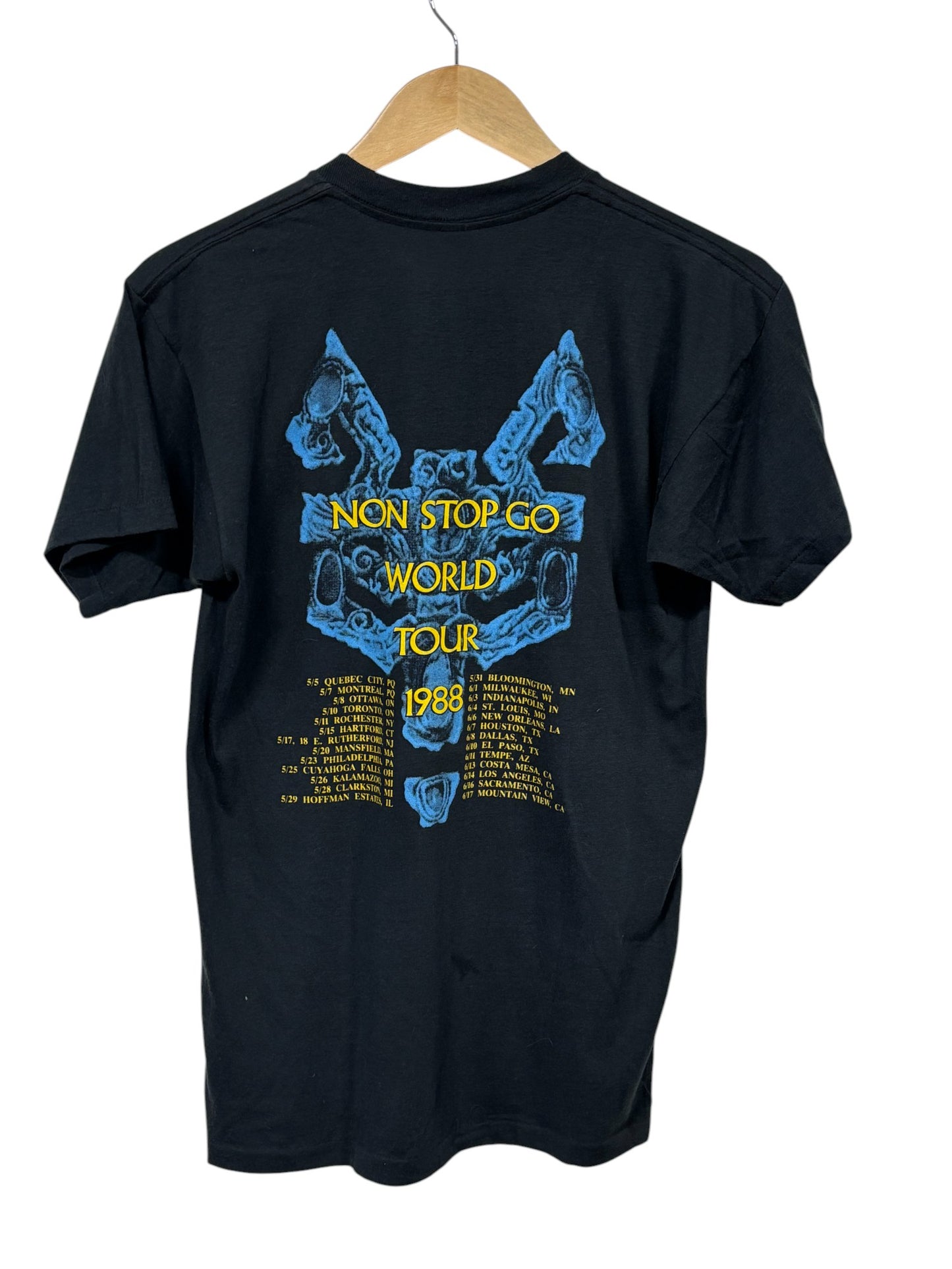Vintage 1988 Robert Plant Non Stop Go Concert Tour Band Tee Size Large