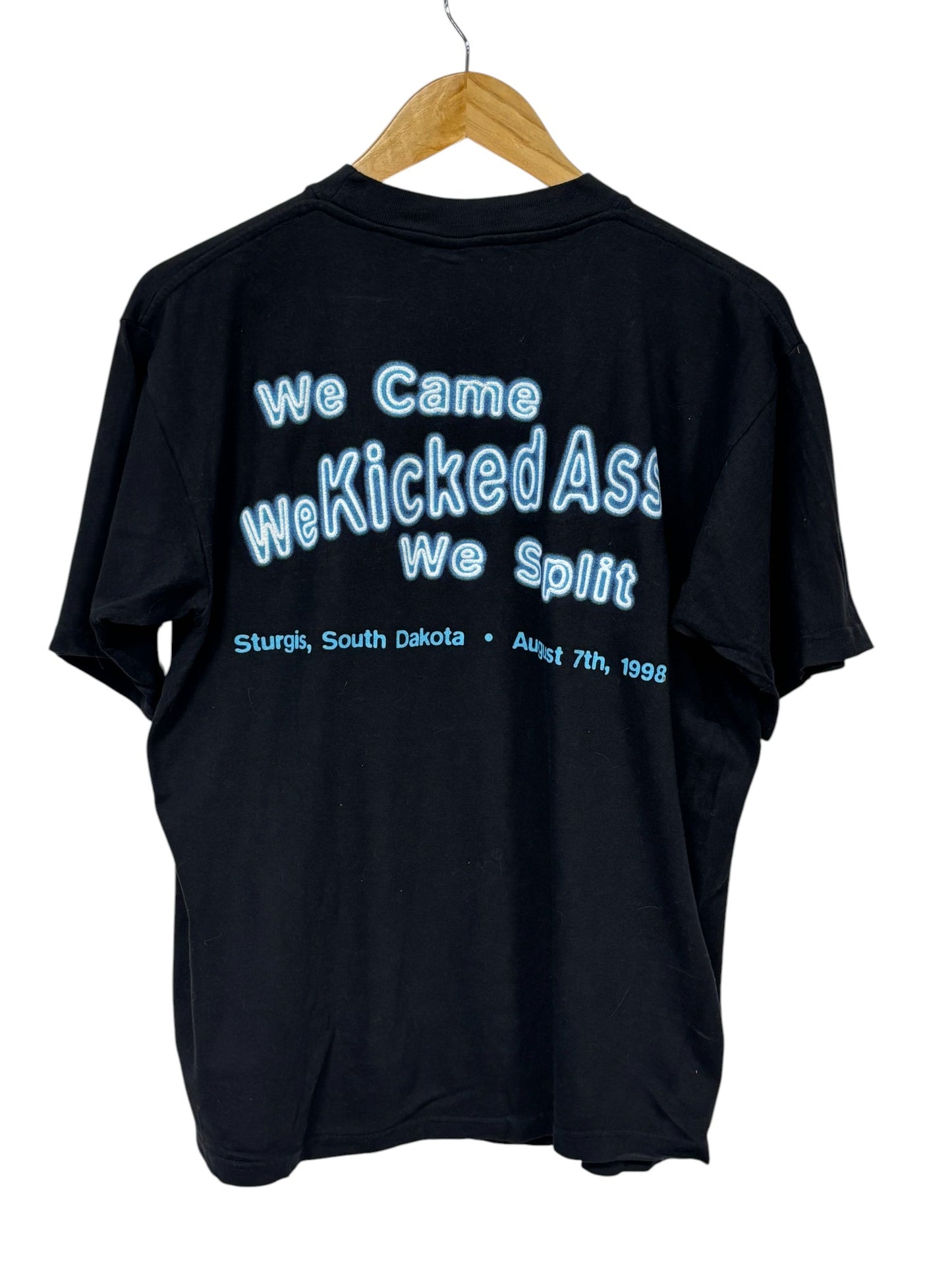 Vintage 1998 Lynyrd Skynyrd We Came We Kicked Ass Sturgis Band Tee Size Large