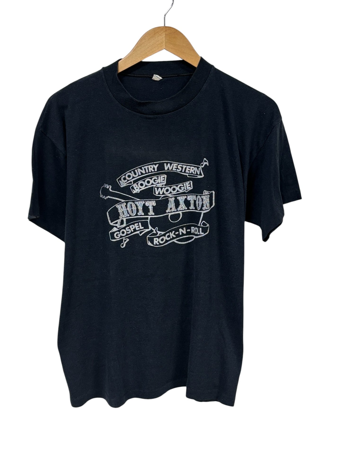 Vintage 1981 Hoyt Axton Country Western Concert Tour Tee Size Large