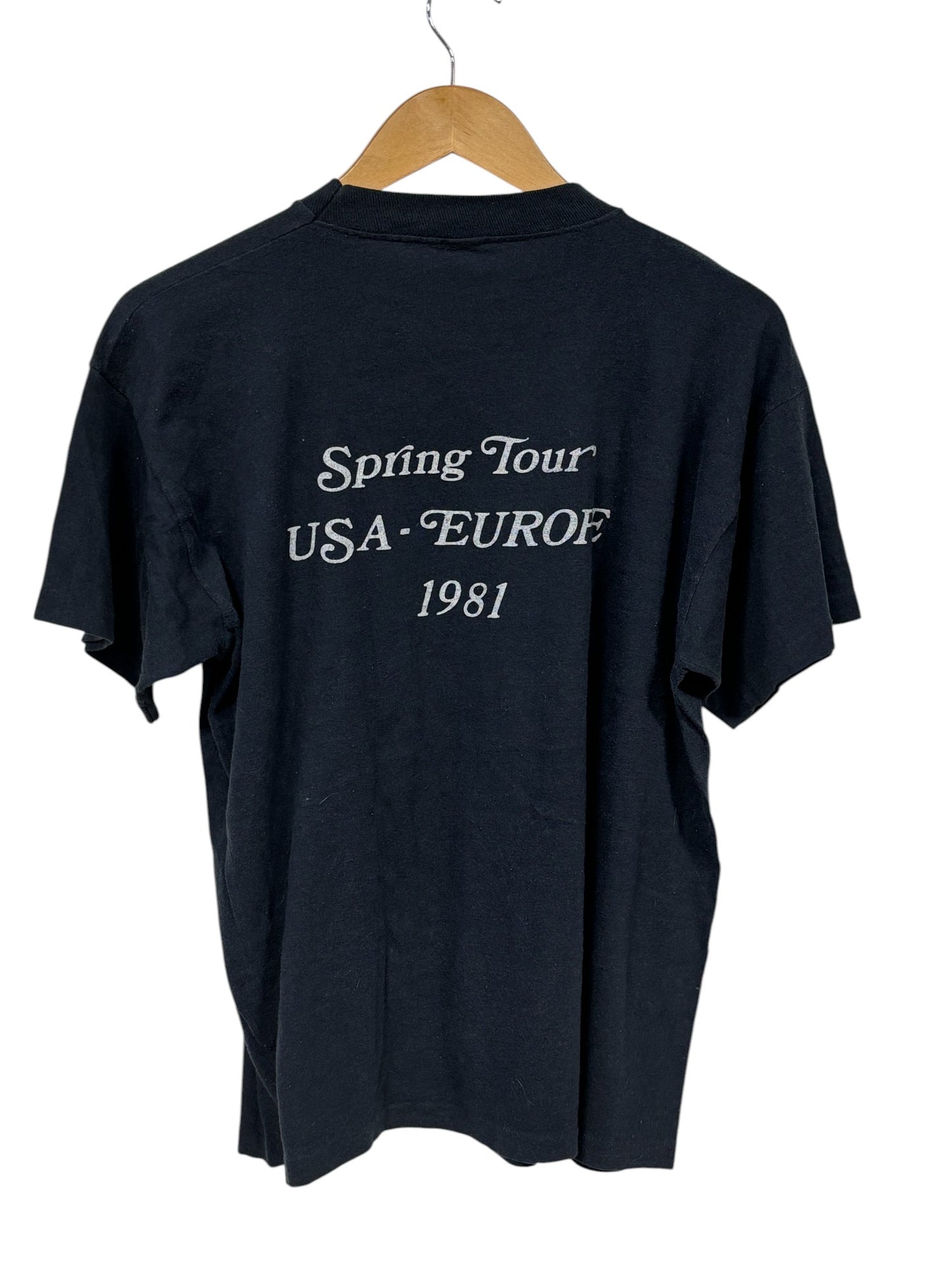 Vintage 1981 Hoyt Axton Country Western Concert Tour Tee Size Large