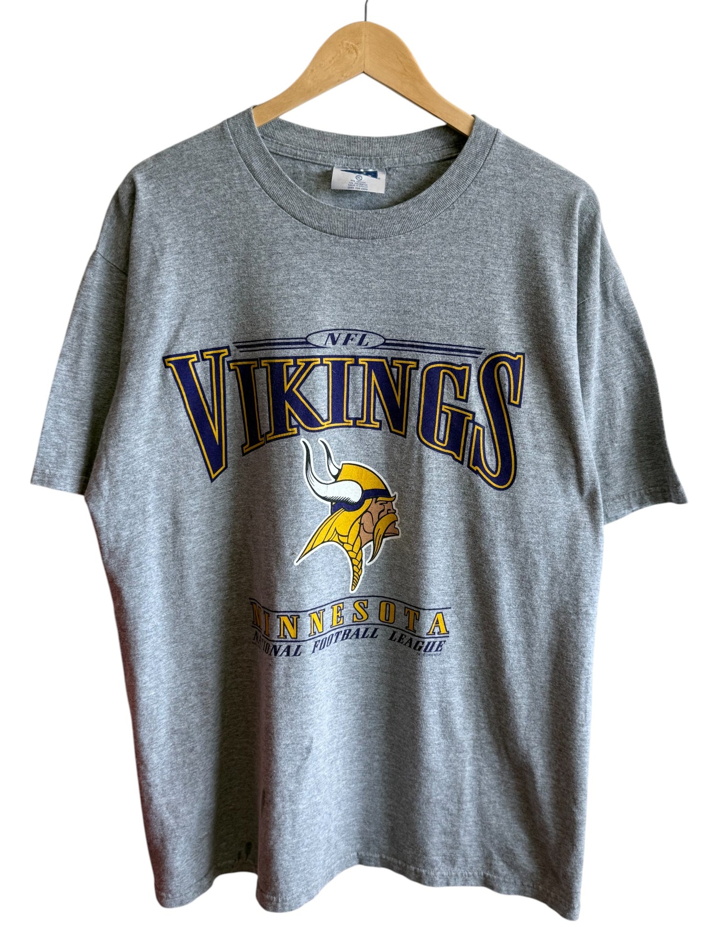 Vintage Y2K Minnesota Vikings NFL Logo Graphic Tee Size XL