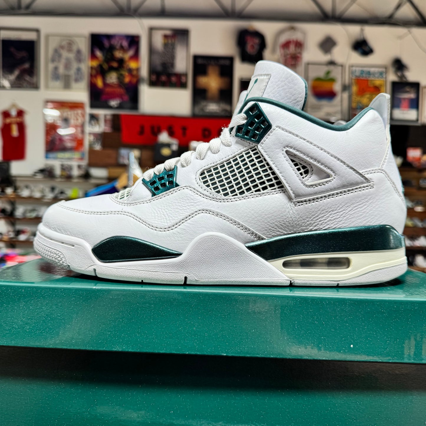 Jordan 4 'Oxidized Green' Size 10