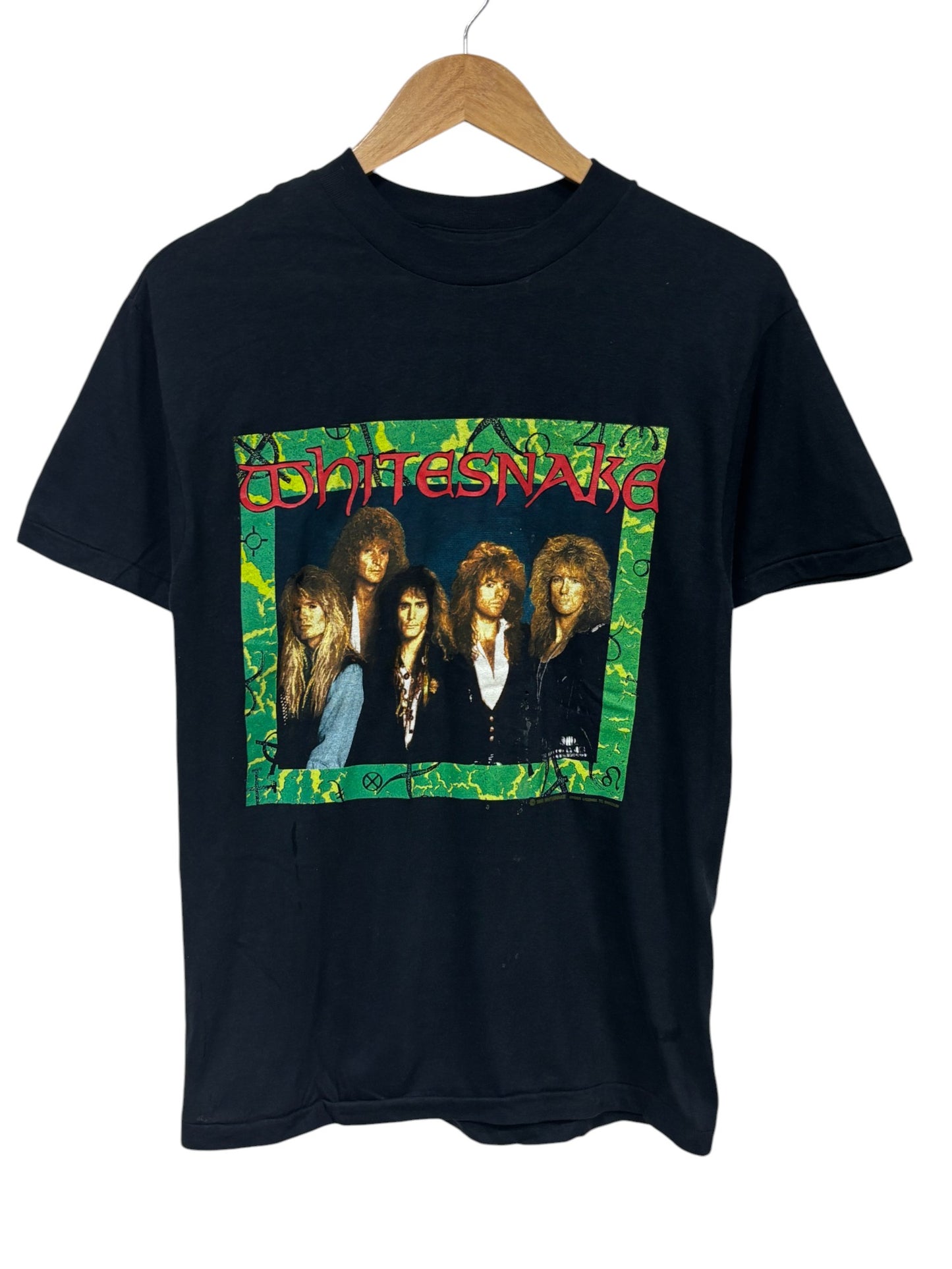 Vintage 1988 Whitesnake Brockum Live On Tour Concert Tour Tee Size Medium